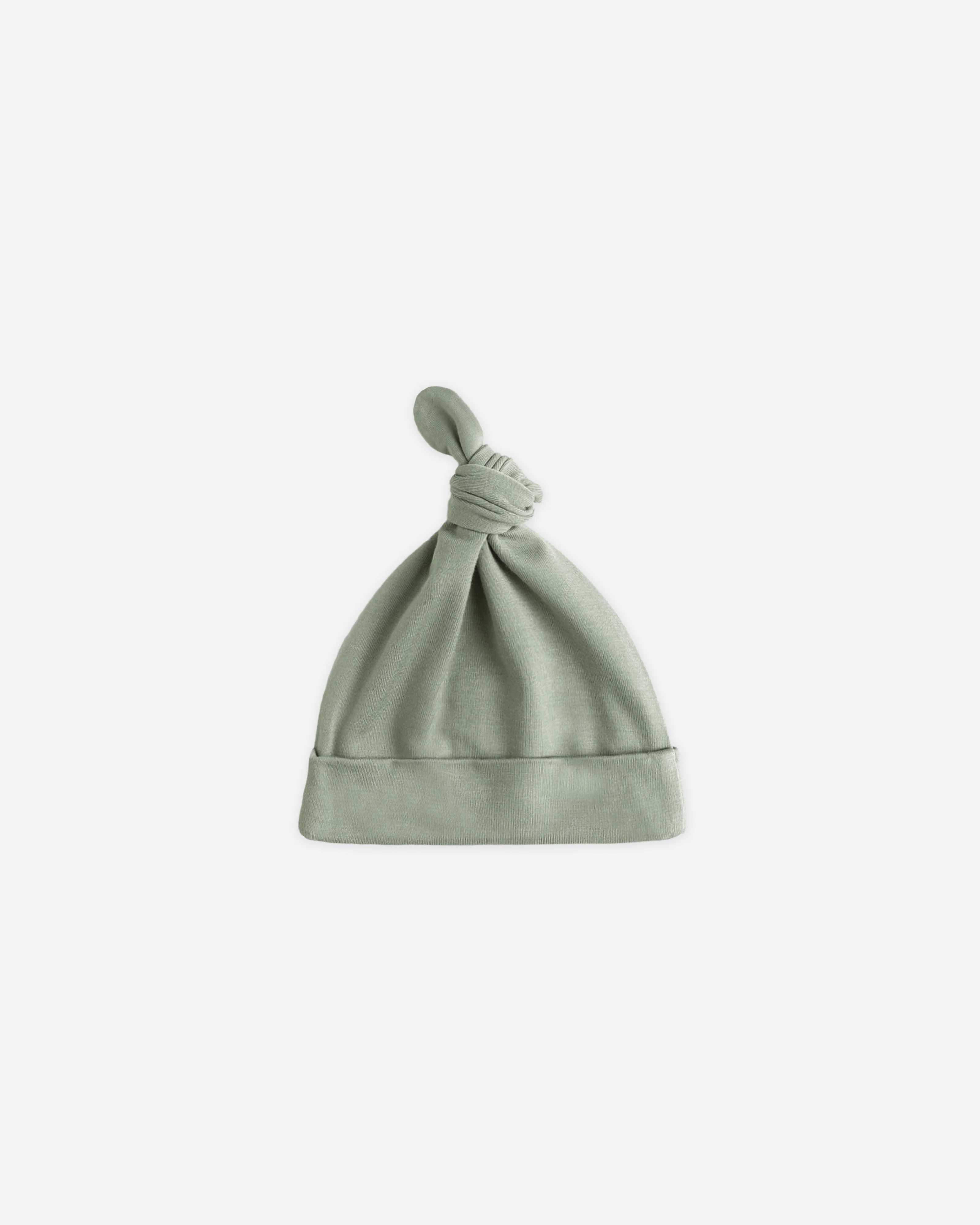 Bamboo Knotted Baby Hat || Fern