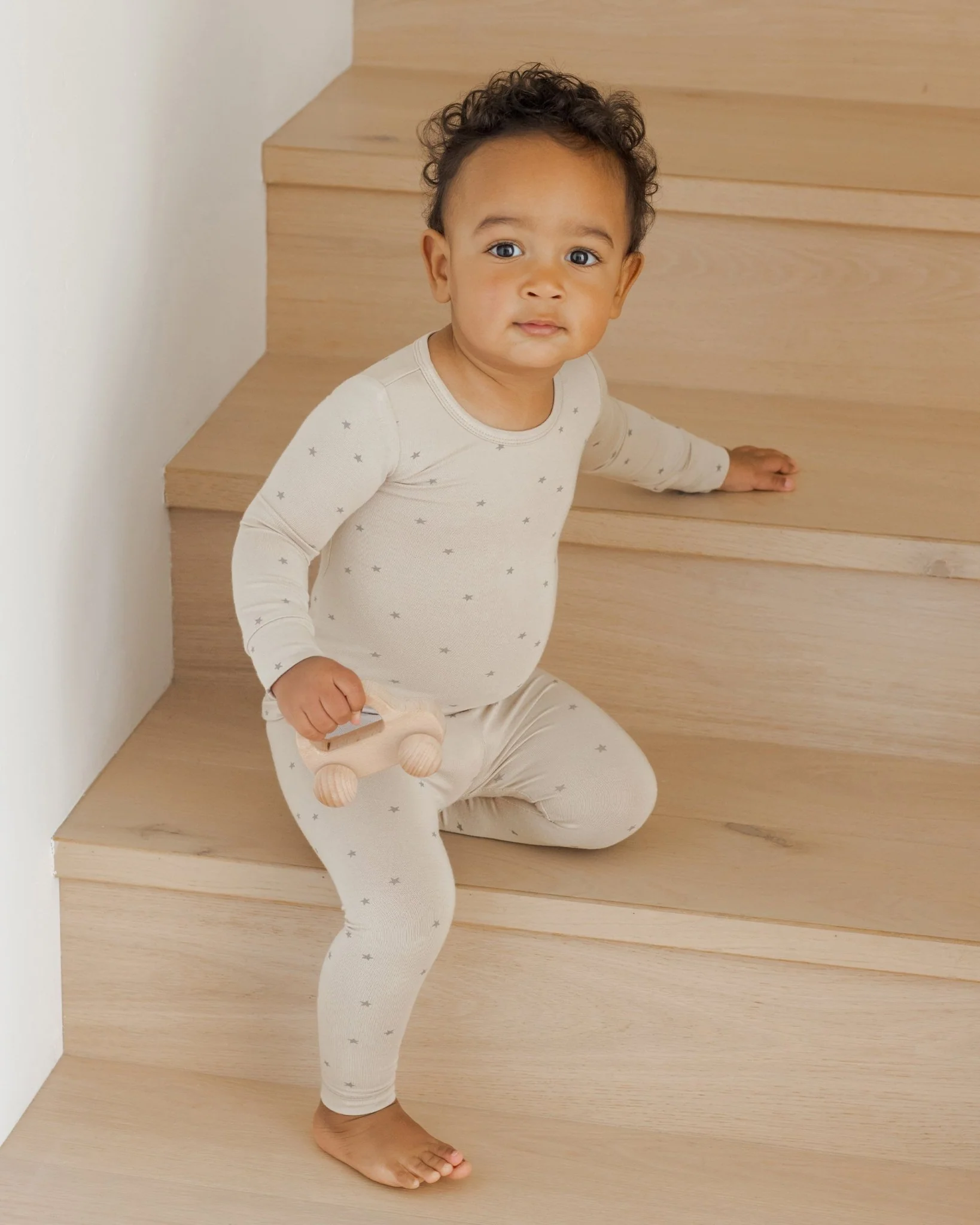 Bamboo Long Sleeve Pajama Set || Stars - Image 2