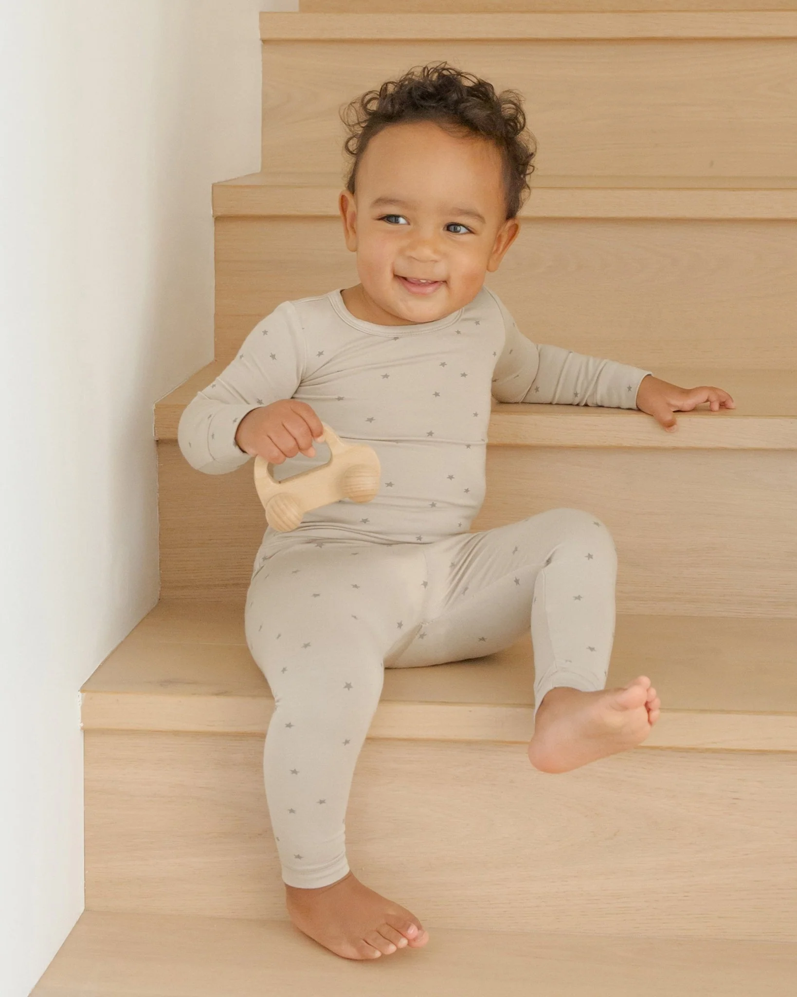 Bamboo Long Sleeve Pajama Set || Stars - Image 3