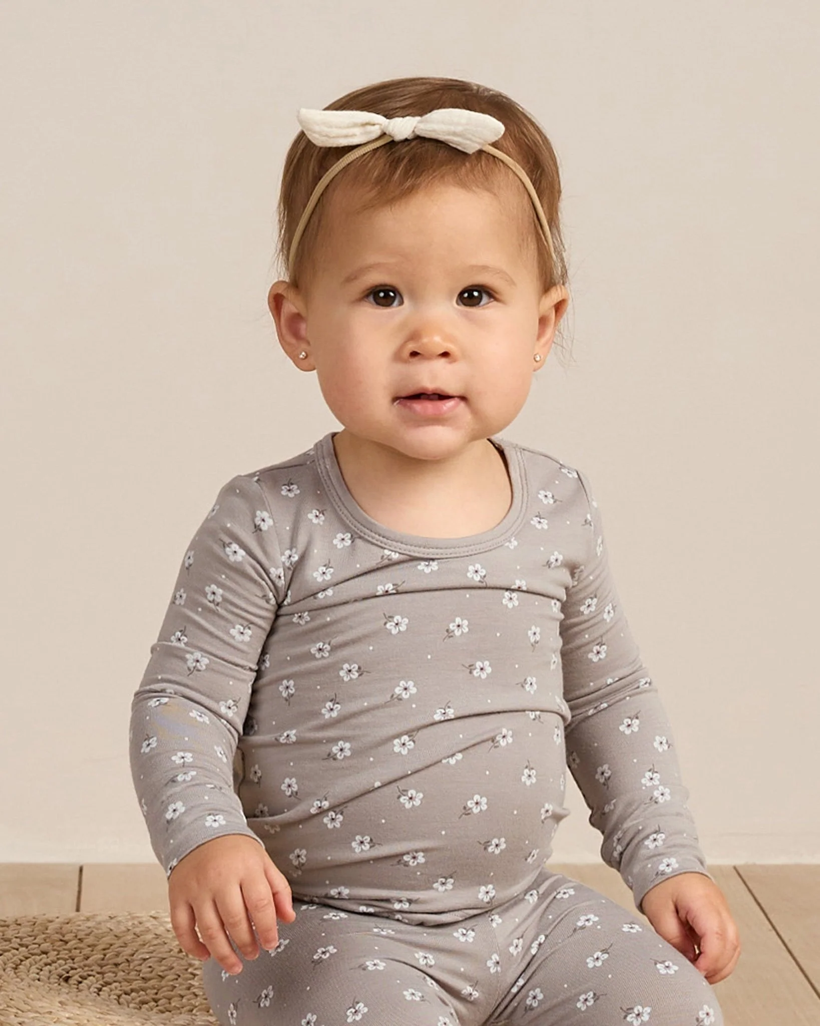Bamboo Pajama Set || Blue Ditsy - Image 4