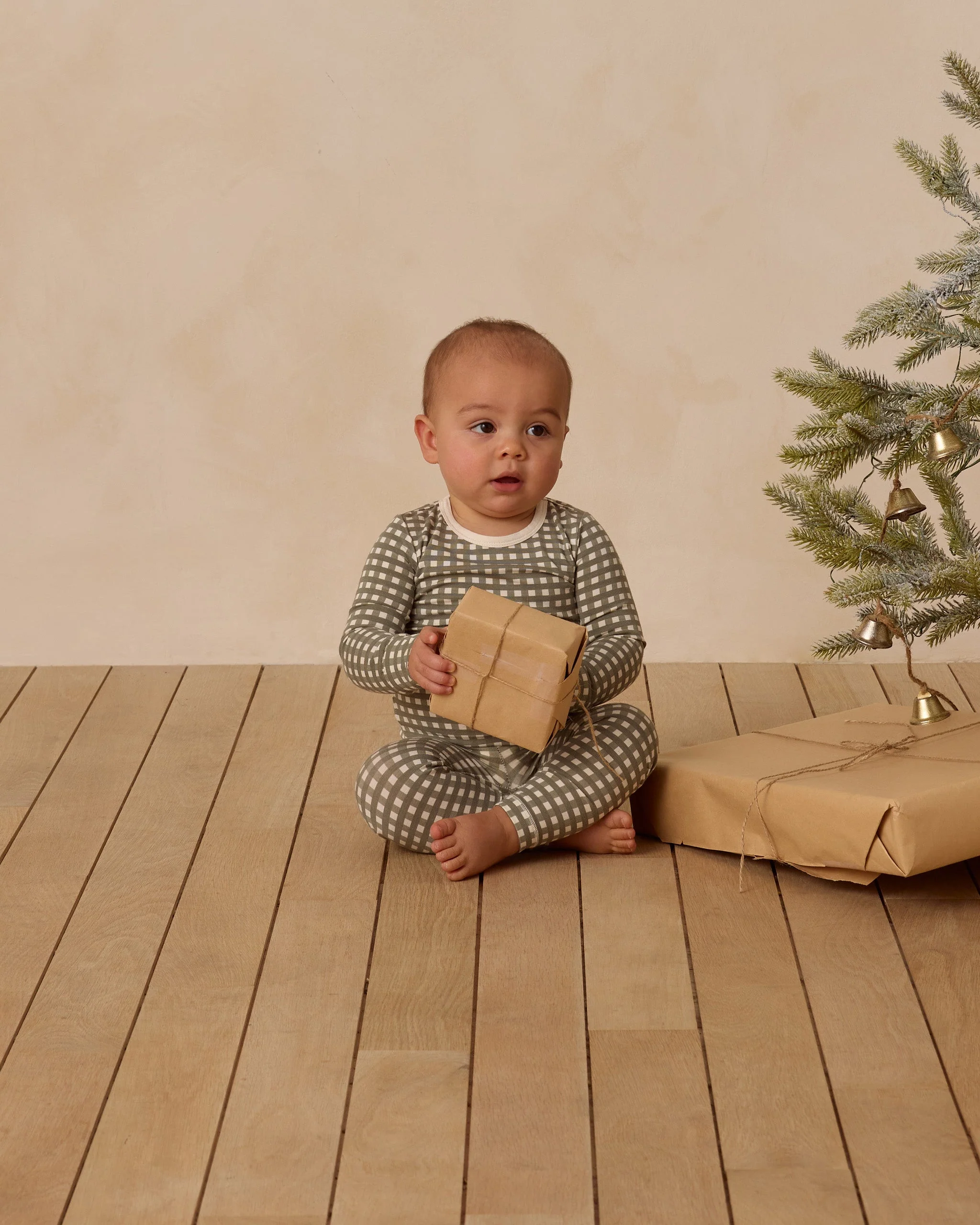 Bamboo Pajama Set || Forest Check - Image 2