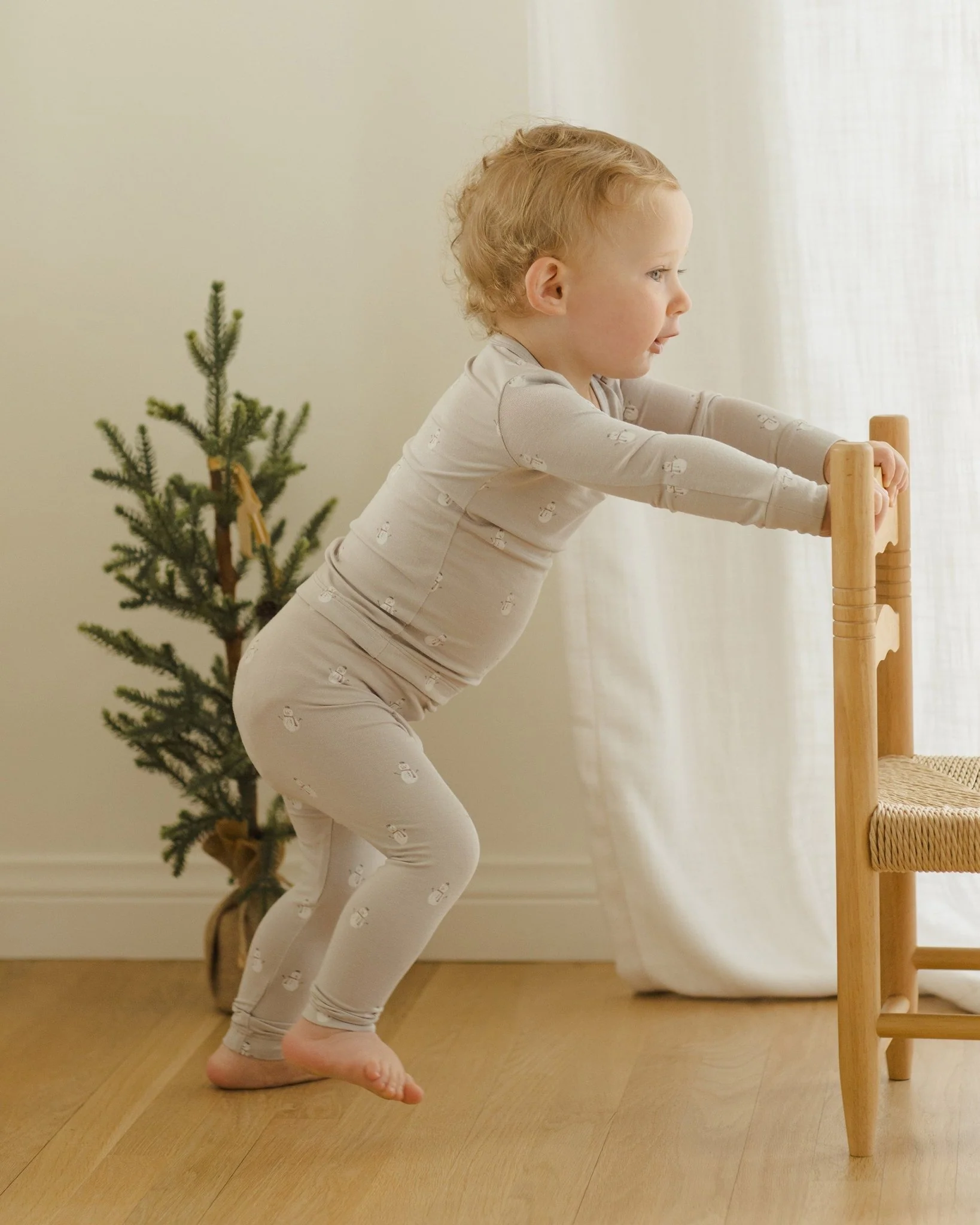 Bamboo Pajama Set || Snowmen - Image 3