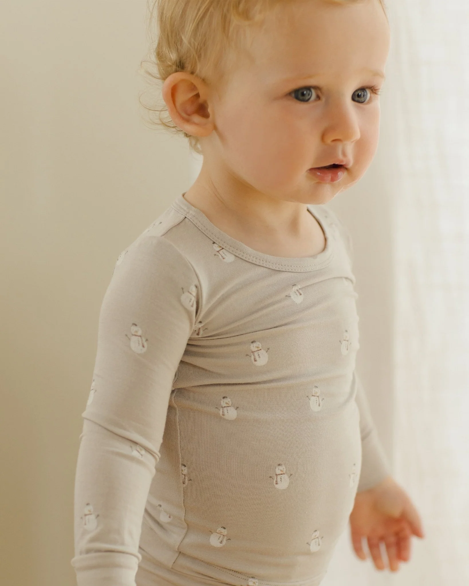 Bamboo Pajama Set || Snowmen - Image 4