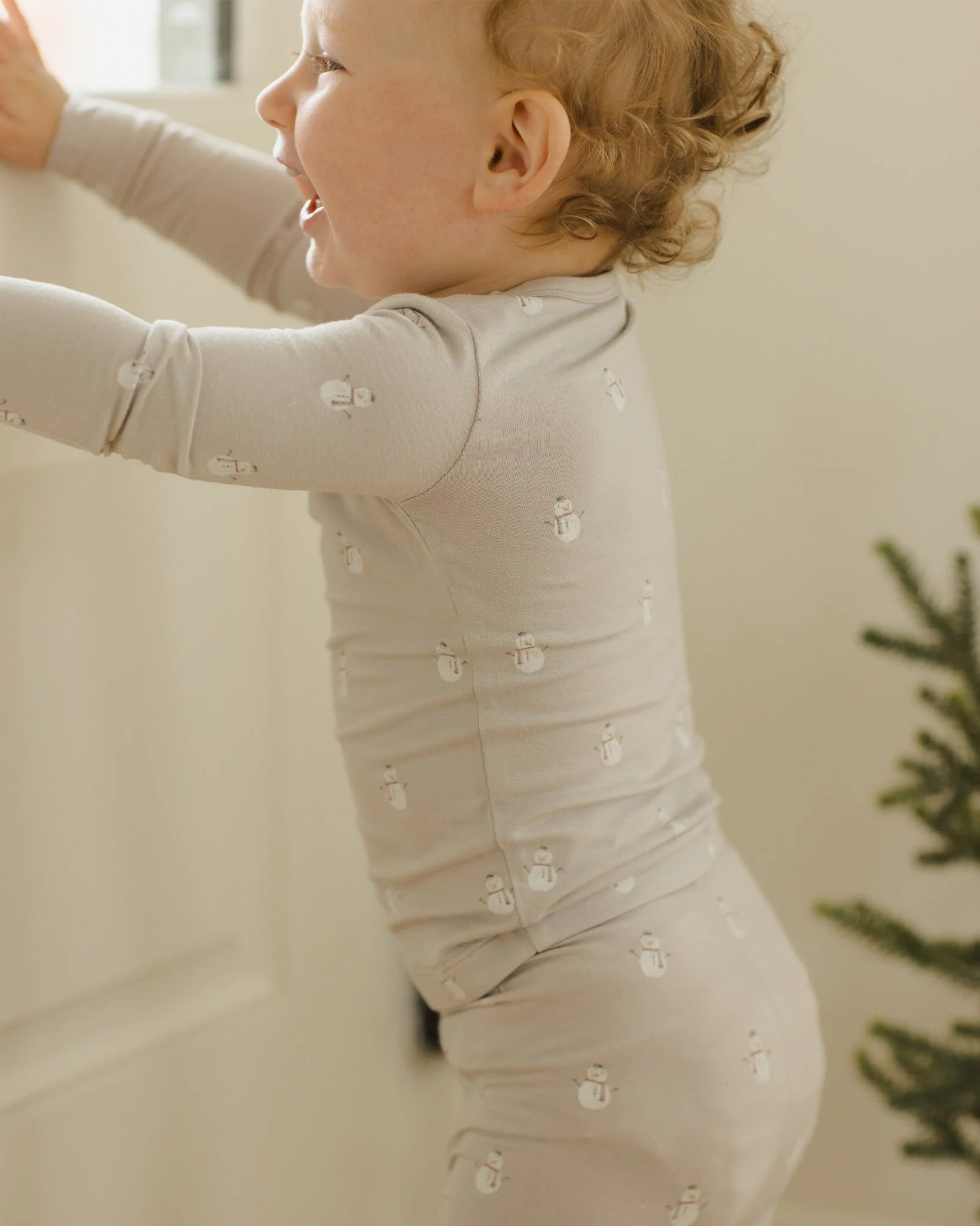Bamboo Pajama Set || Snowmen - Image 5