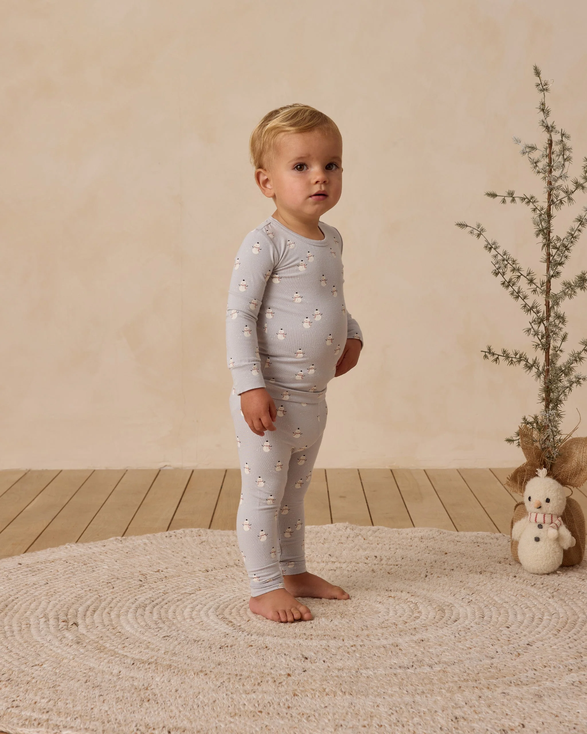 Bamboo Pajama Set || Snowmen - Image 2