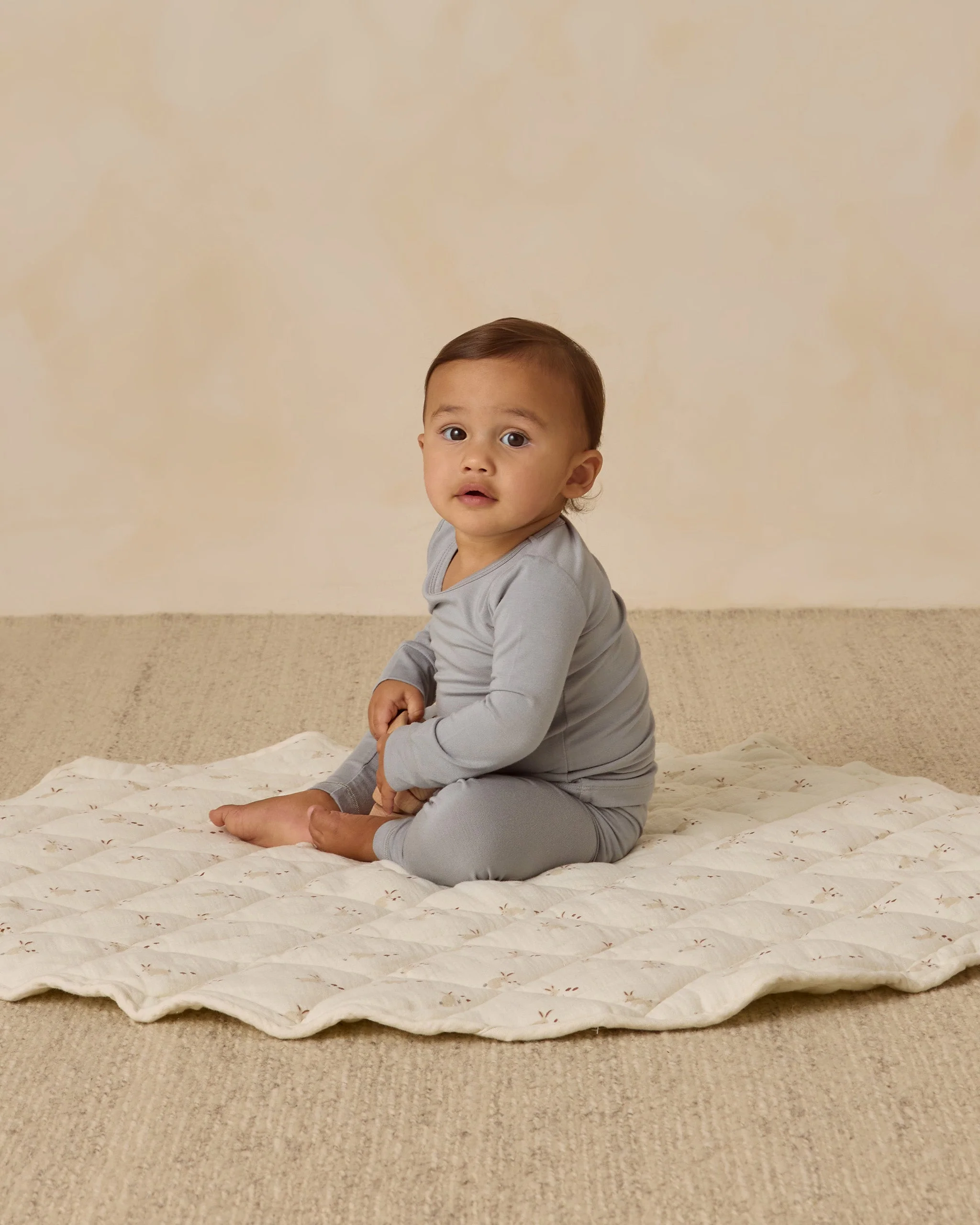 Bamboo Pajama Set || Steel Blue - Image 2