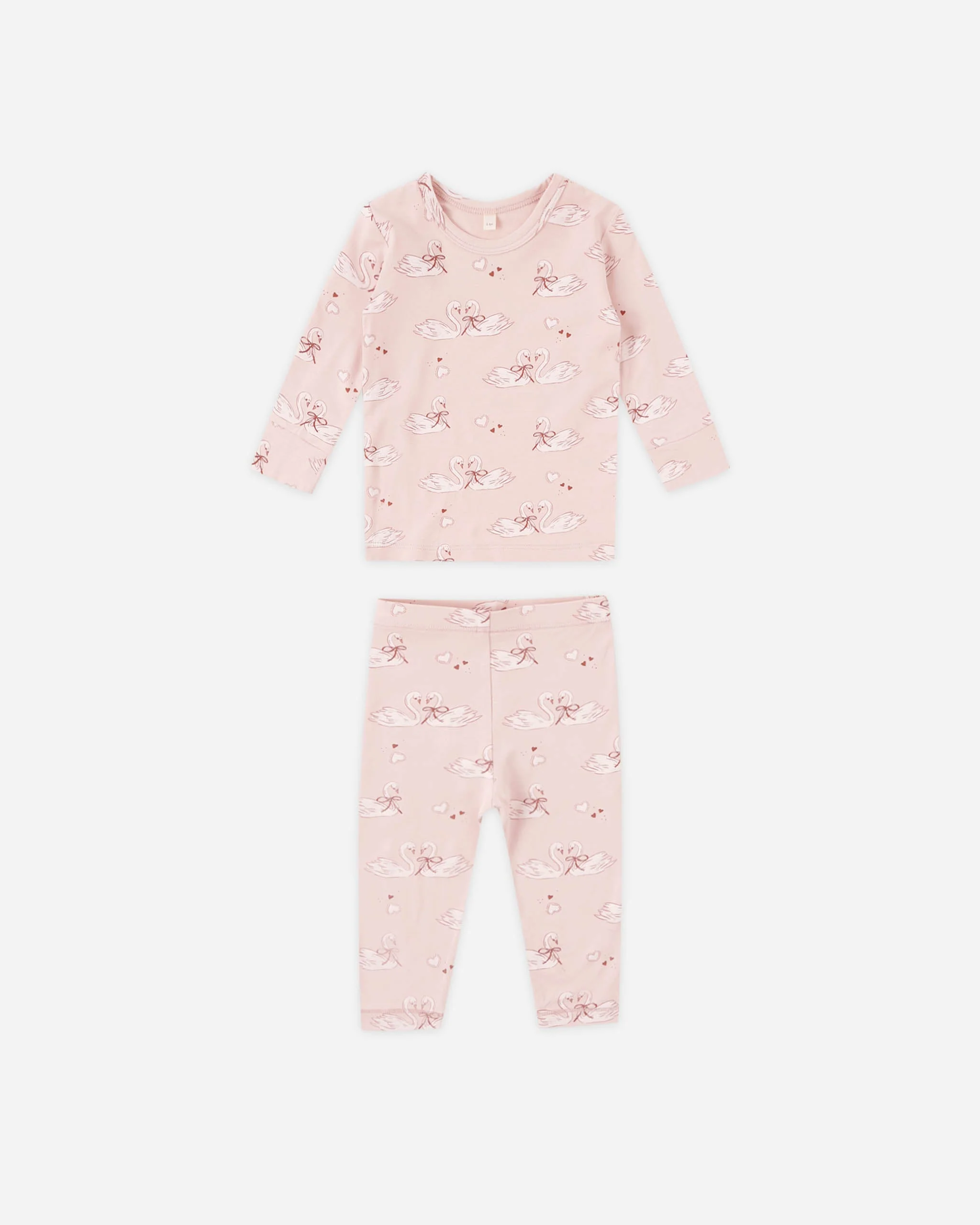 Bamboo Pajama Set Swans