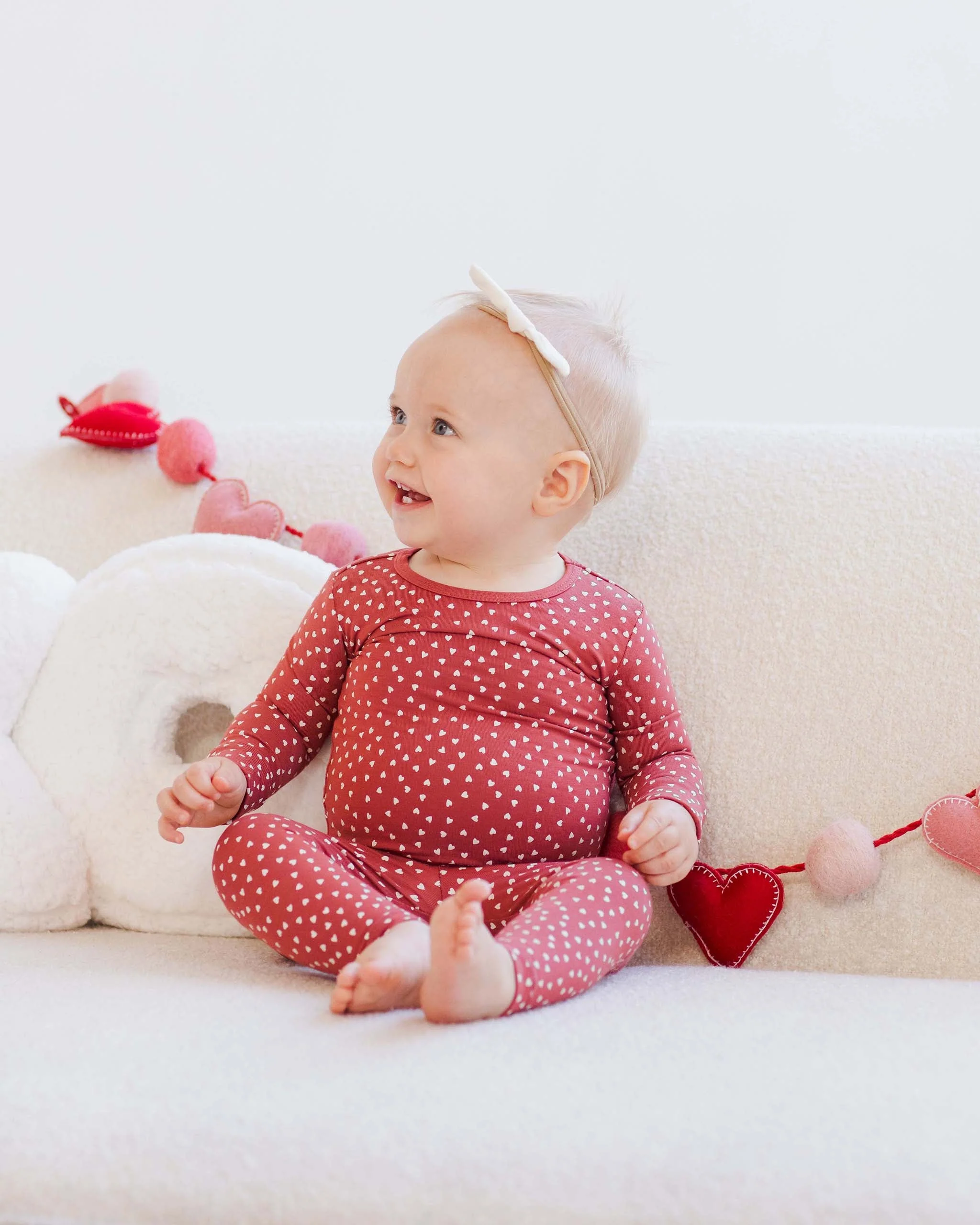 Bamboo Pajama Set || Tiny Hearts - Image 3