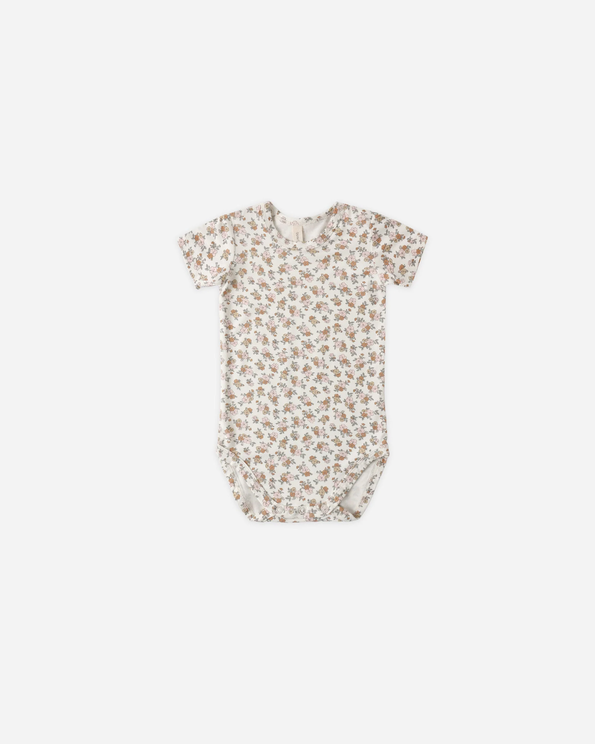 Bamboo Short Sleeve Bodysuit Wildflower