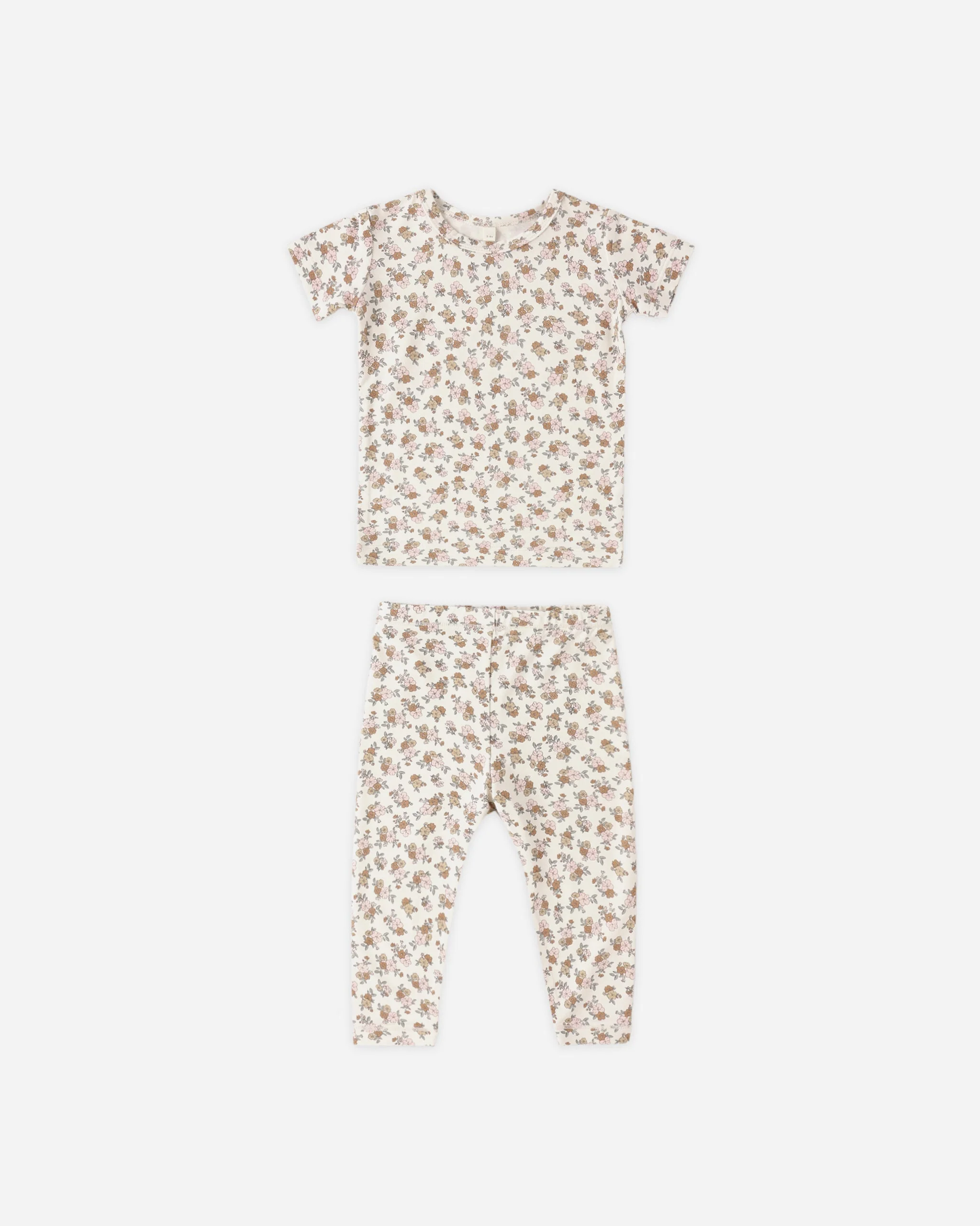 Bamboo Short Sleeve Pajama Set Wildflower