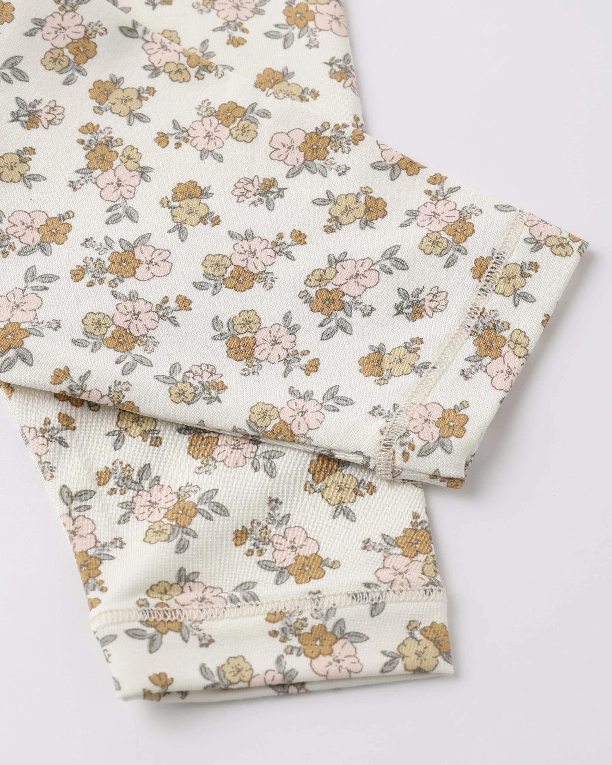 Bamboo Short Sleeve Pajama Set Wildflower - Image 4