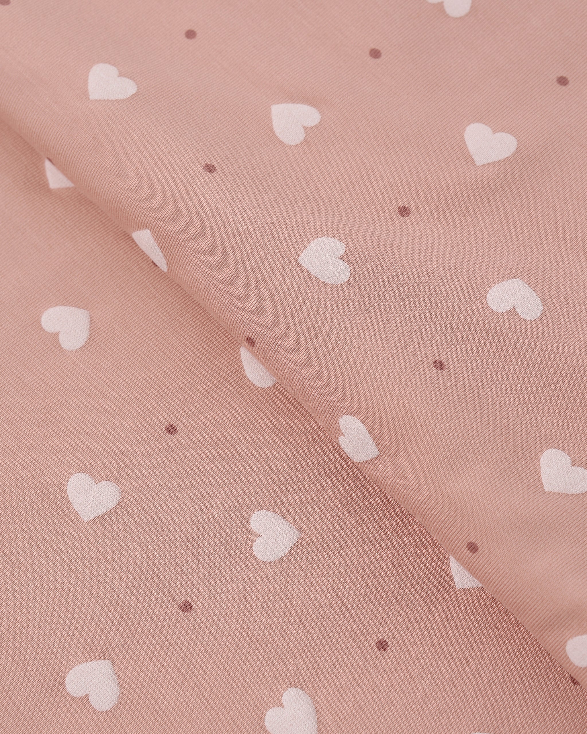 Bamboo Swaddle + Knotted Hat Pink Hearts - Image 4