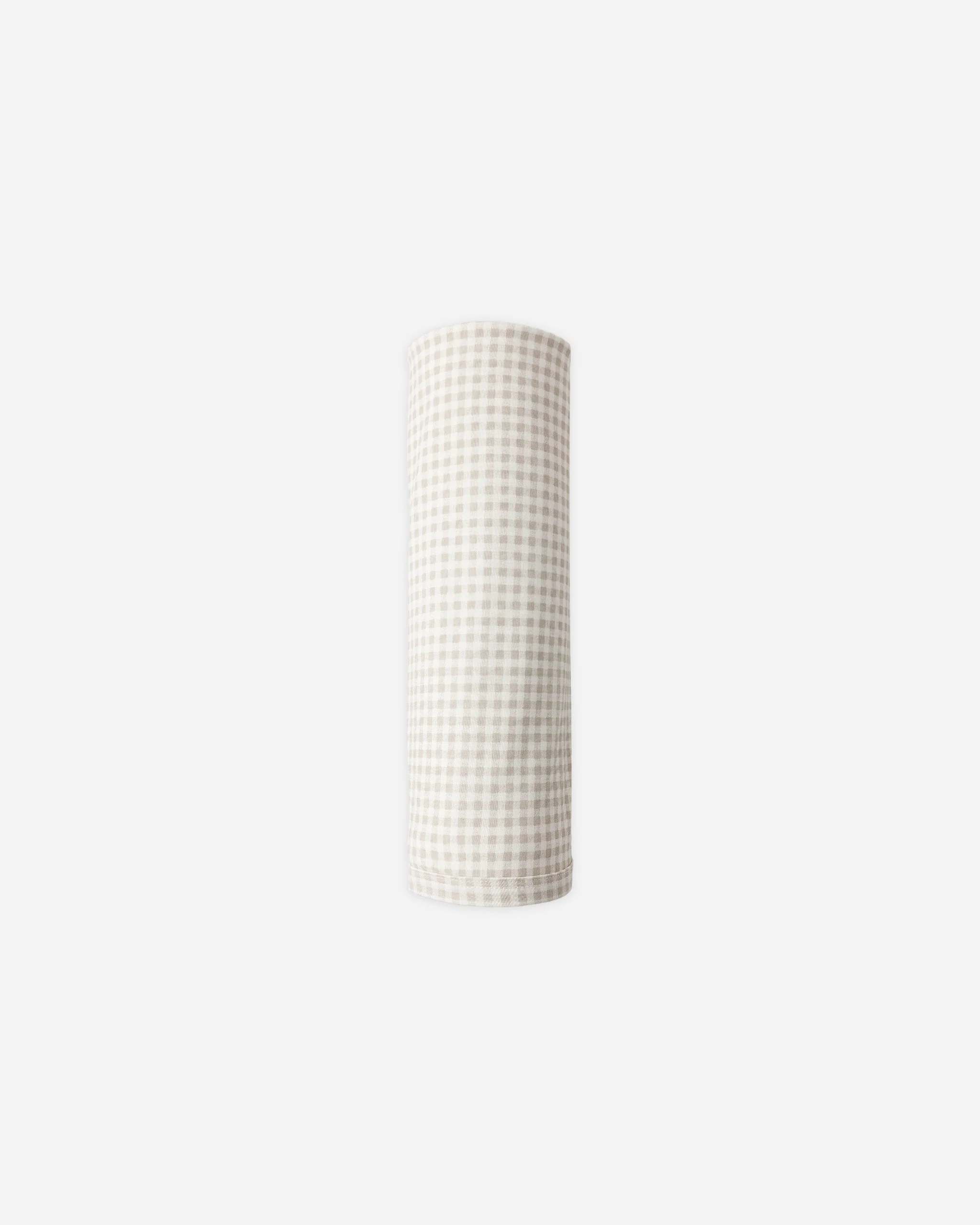 Bamboo Swaddle Oat Gingham - Image 2