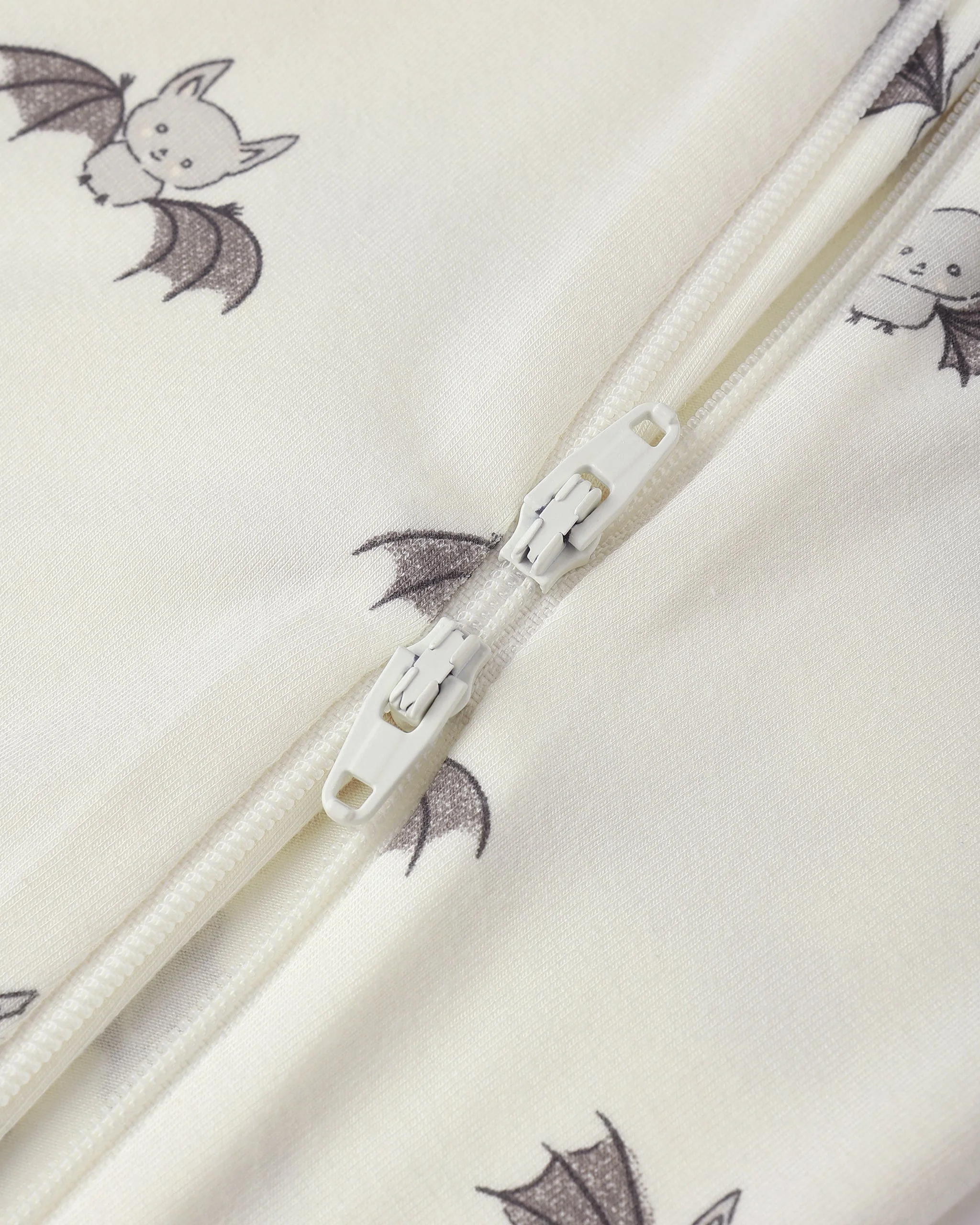 - Bamboo Zip Footie || Bats - - Image 2