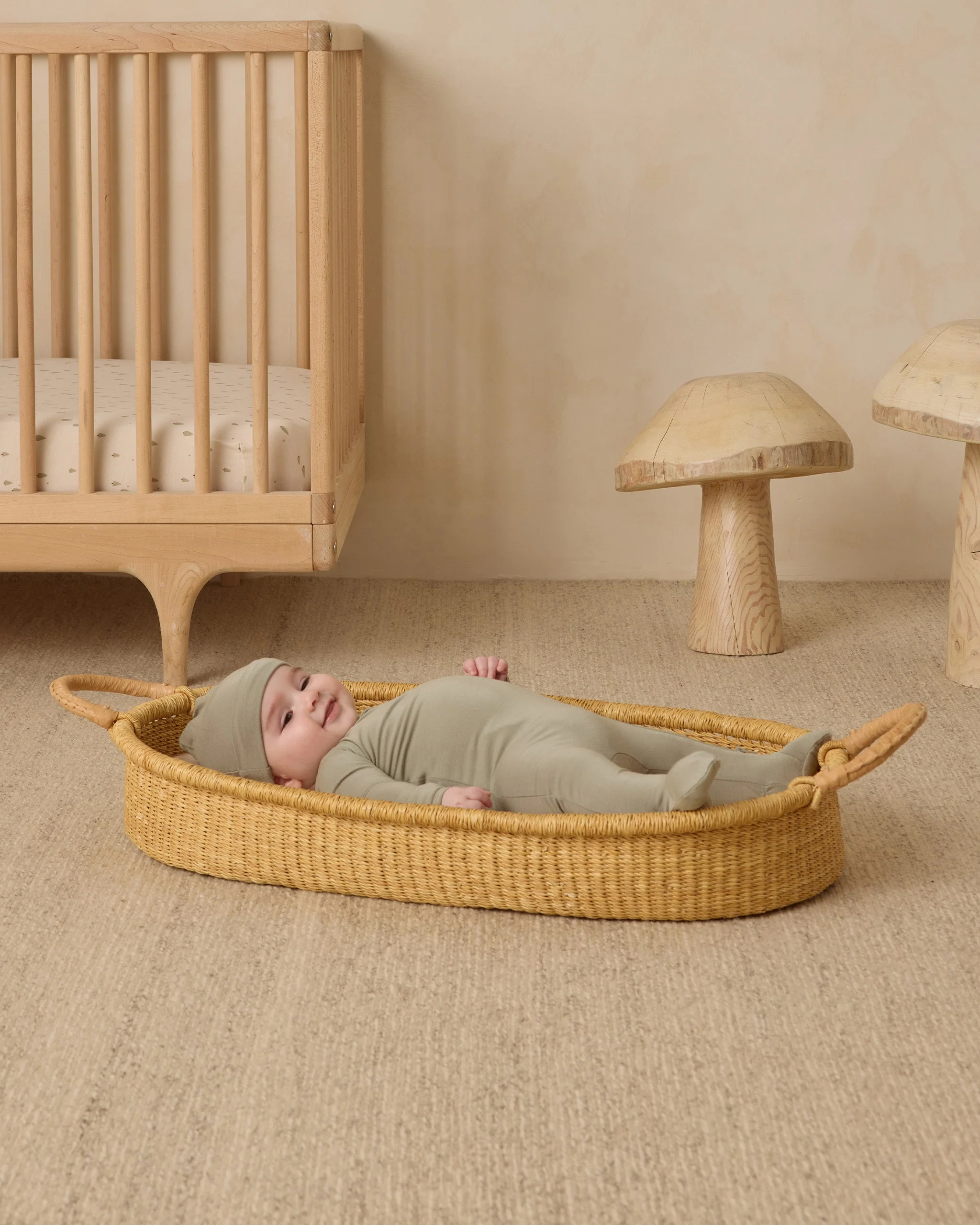 Bamboo Zip Footie || Fern - Image 3