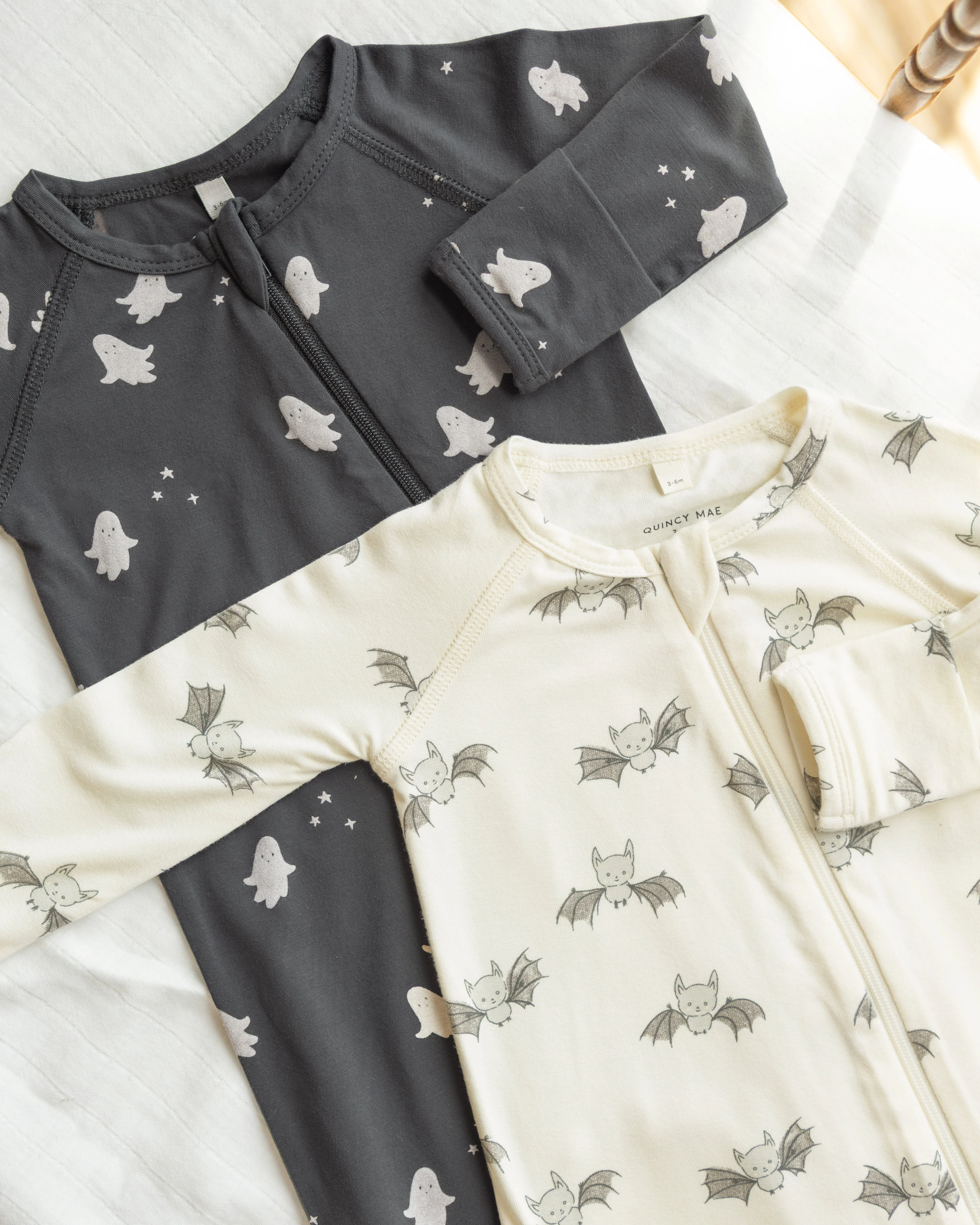 - Bamboo Zip Footie || Ghosts - - Image 3