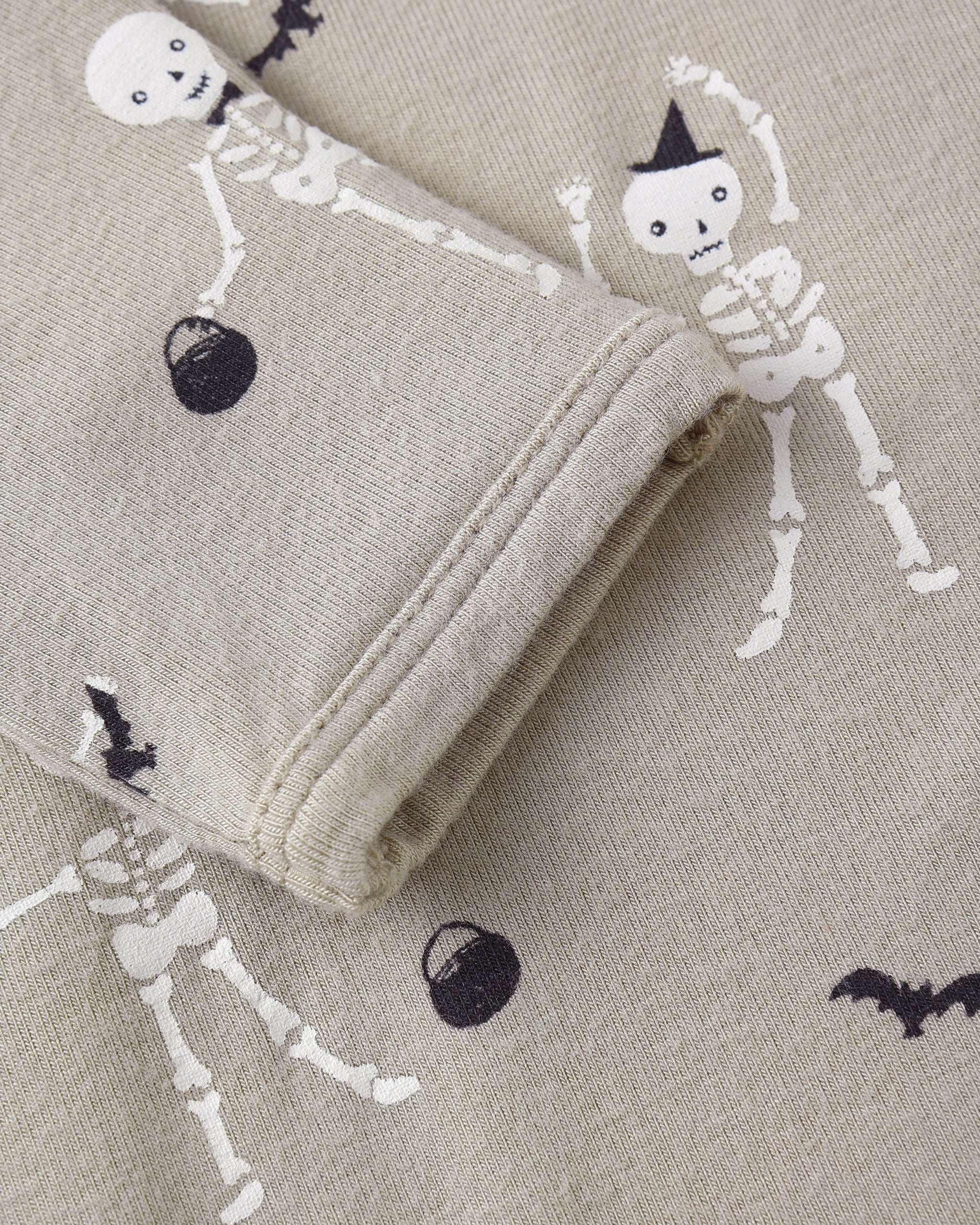 Bamboo Zip Footie || Skeletons - Image 3