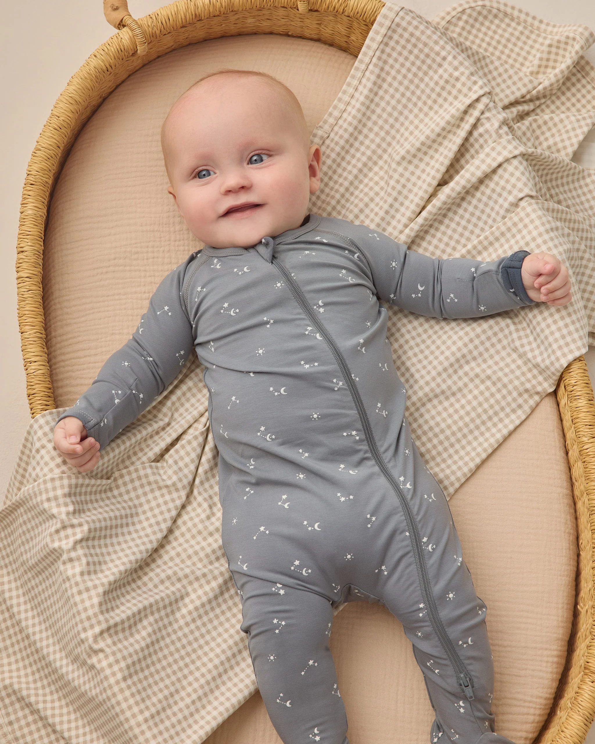 Bamboo Zip Footie Starlight - Image 2
