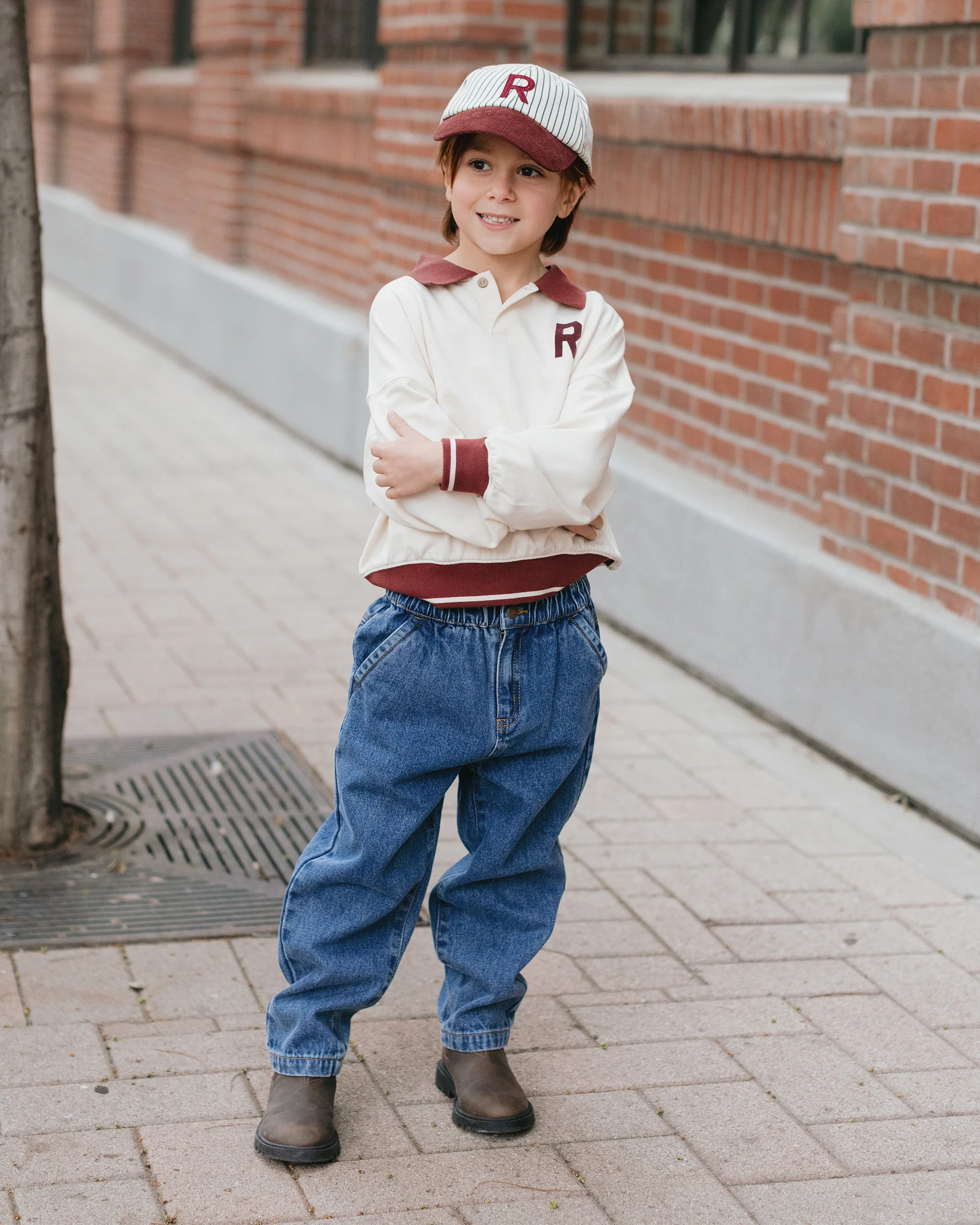 Baseball Hat | Navy Pinstripe - Image 4