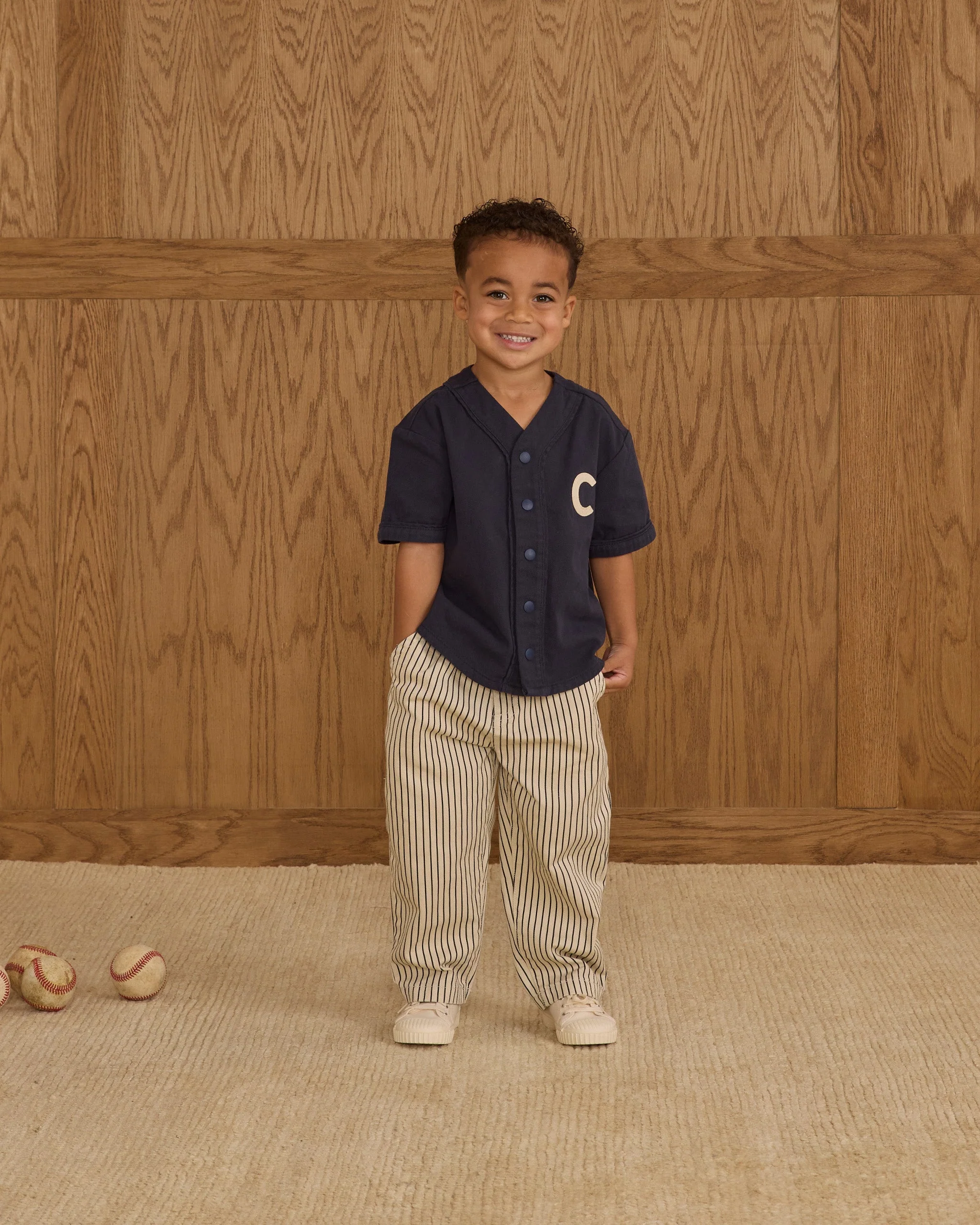Baseball Shirt || Navy - Image 2