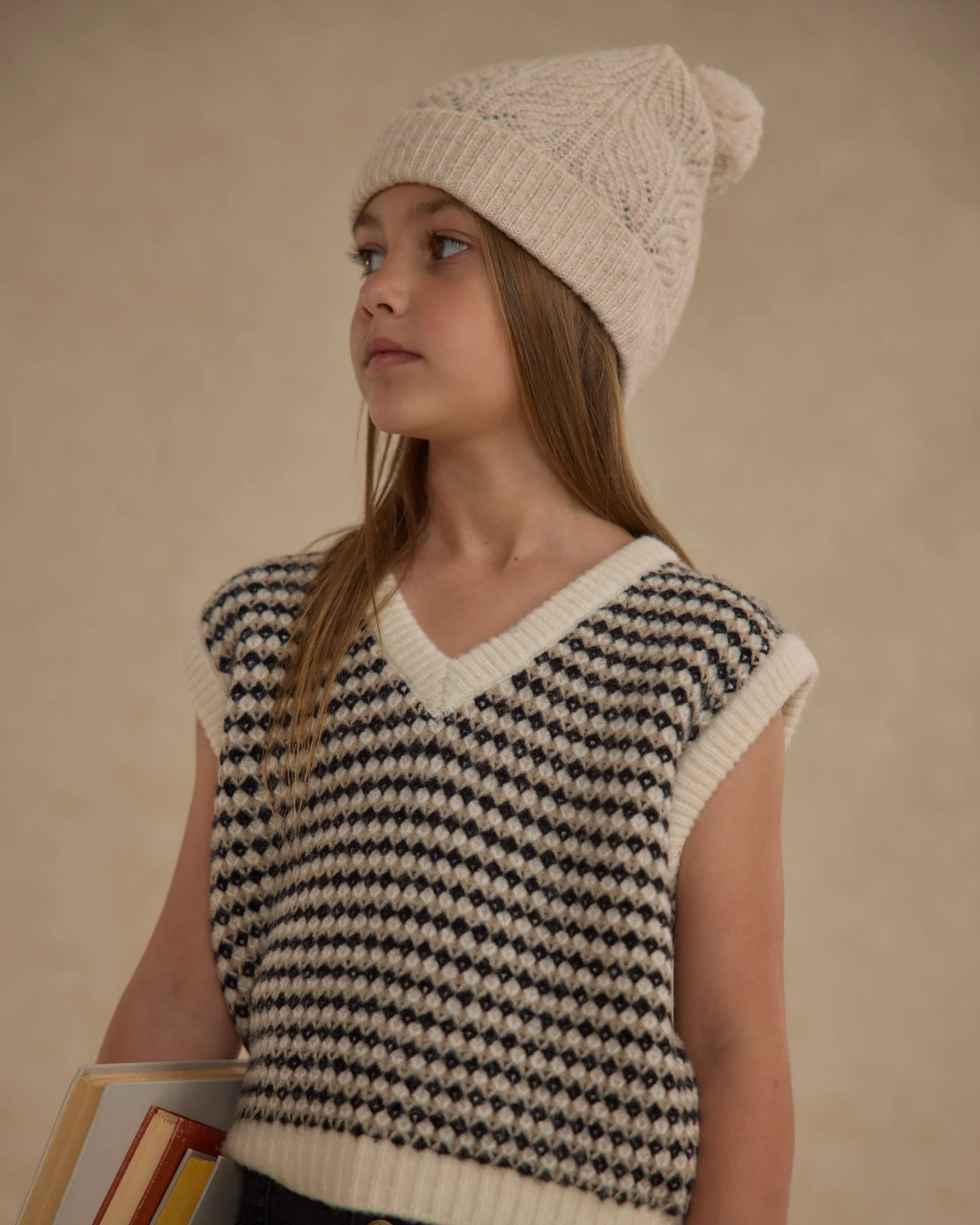 Beanie || Heathered Oatmeal - Image 6