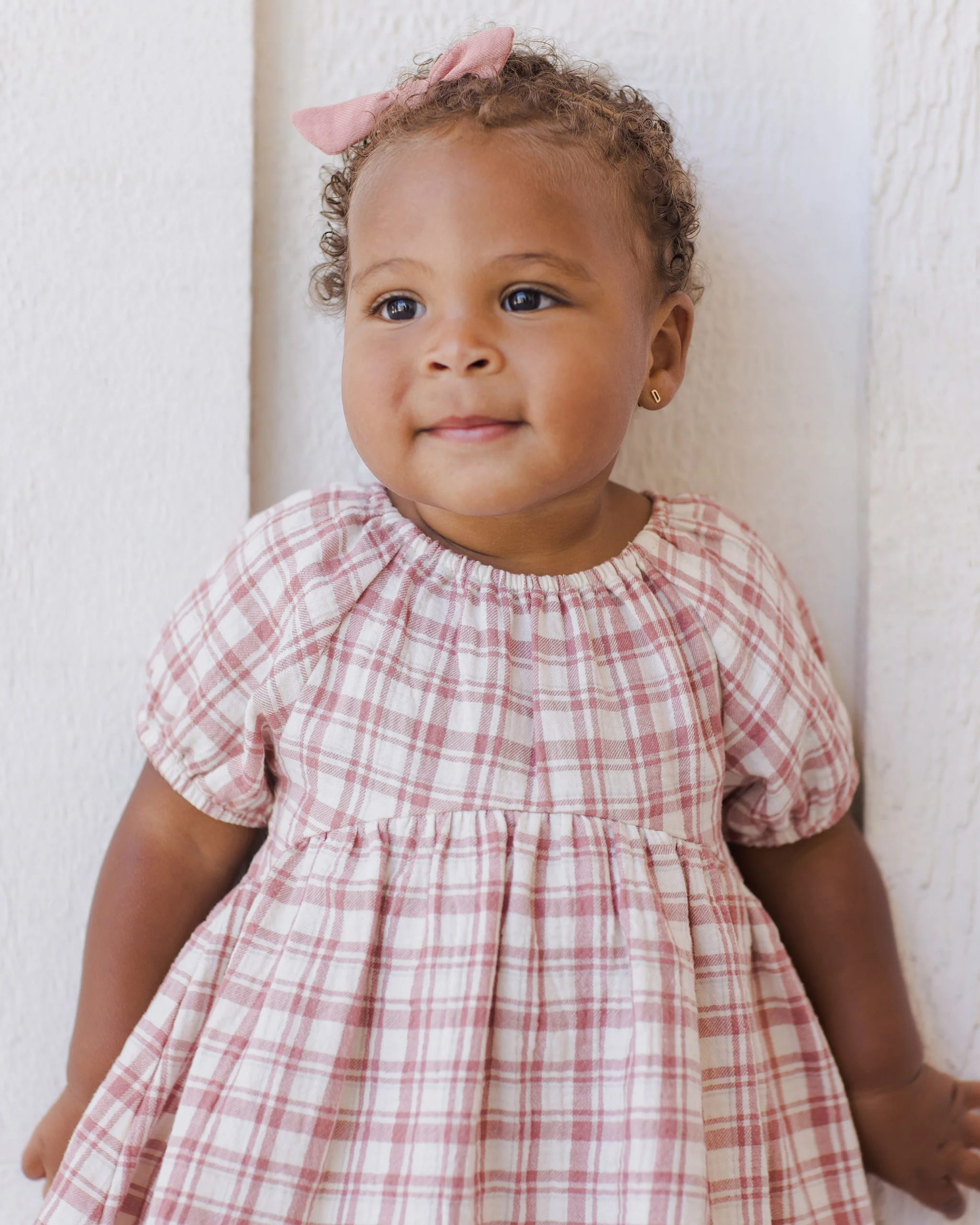 -Bella Dress || Pink Plaid- - Image 2