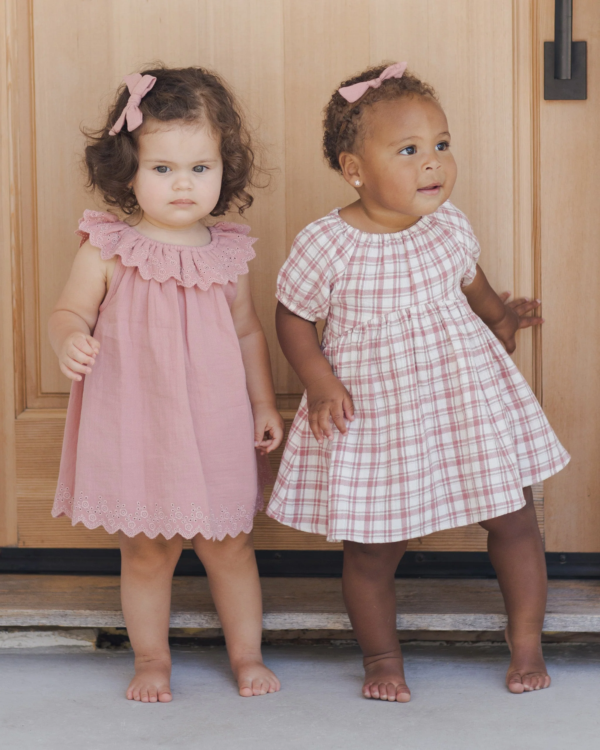 -Bella Dress || Pink Plaid- - Image 3