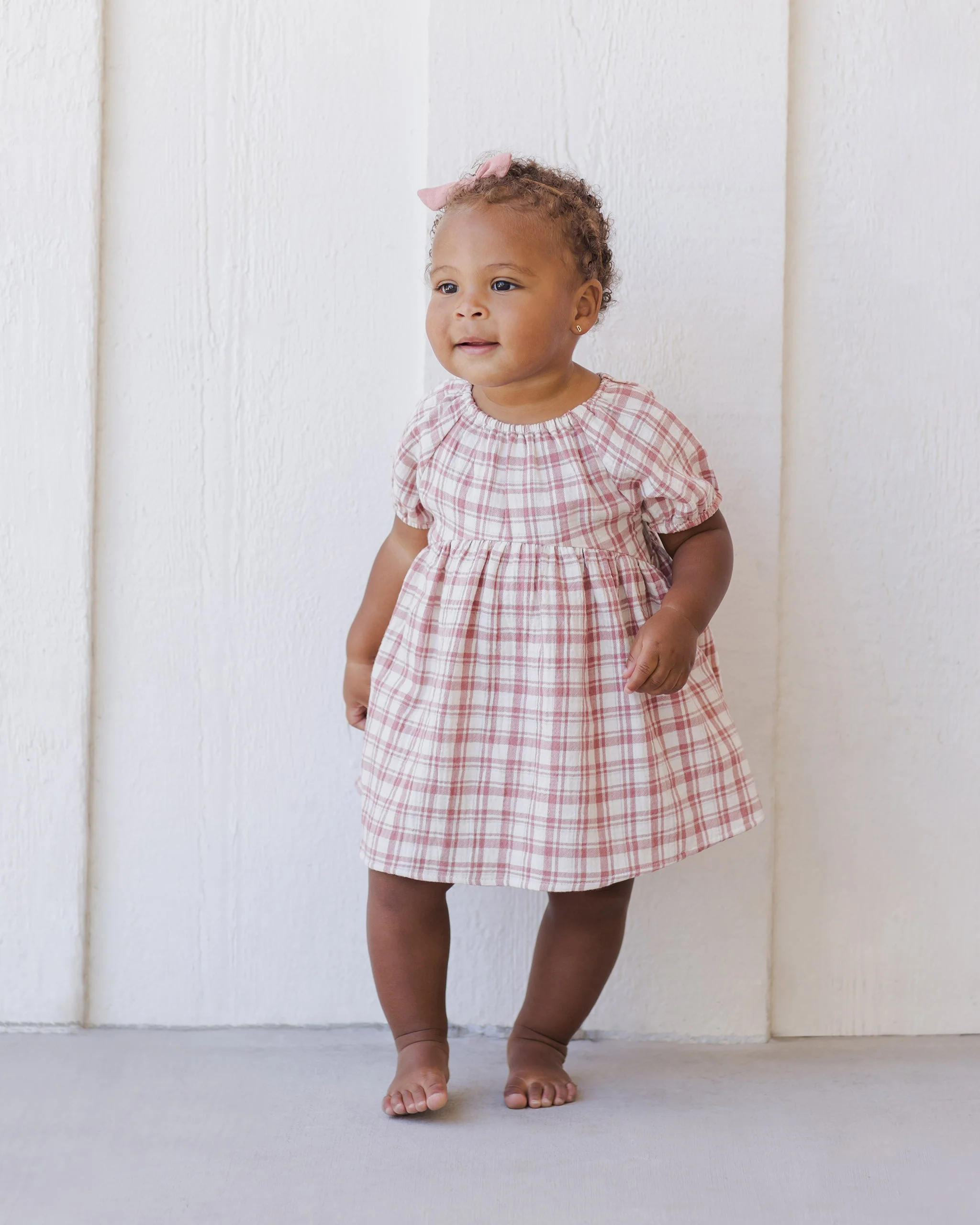 -Bella Dress || Pink Plaid- - Image 5