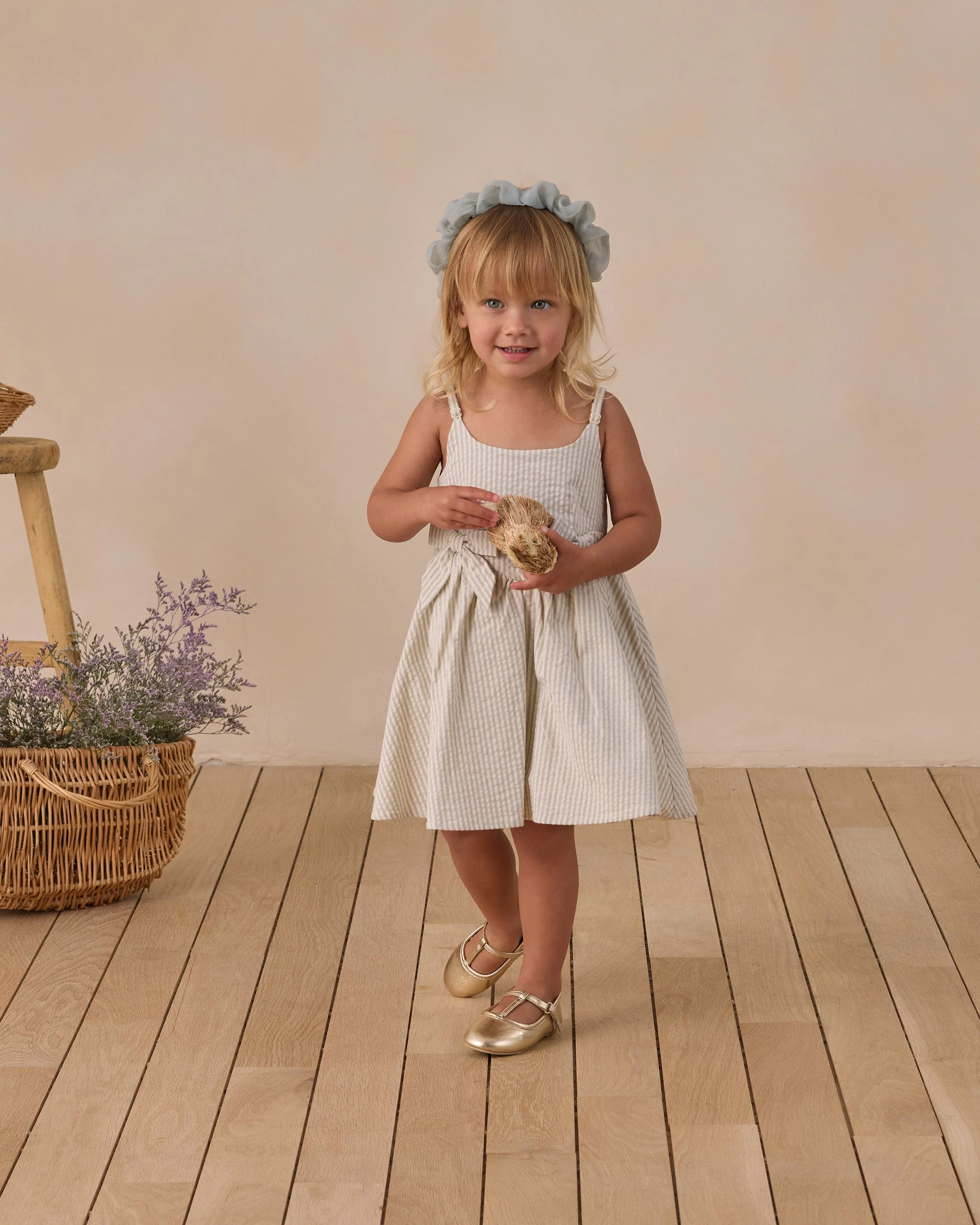 Betsy Dress Sky Stripe - Image 3