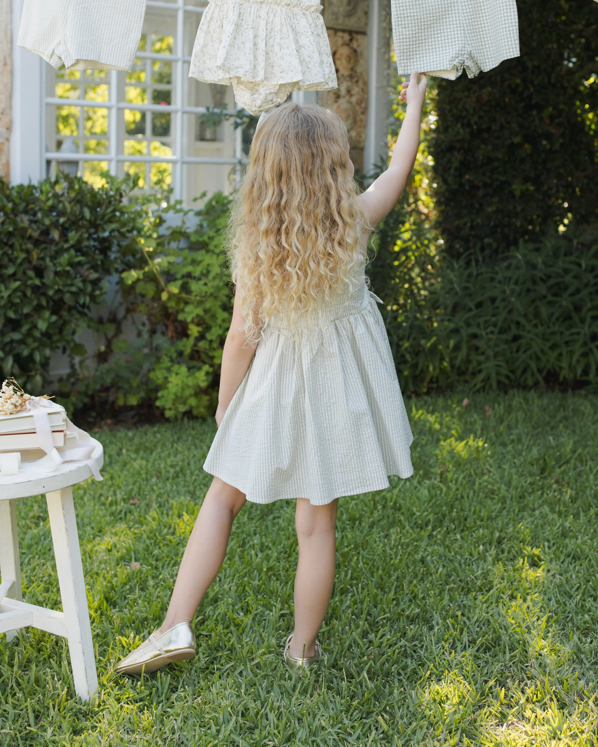 Betsy Dress Sky Stripe - Image 6