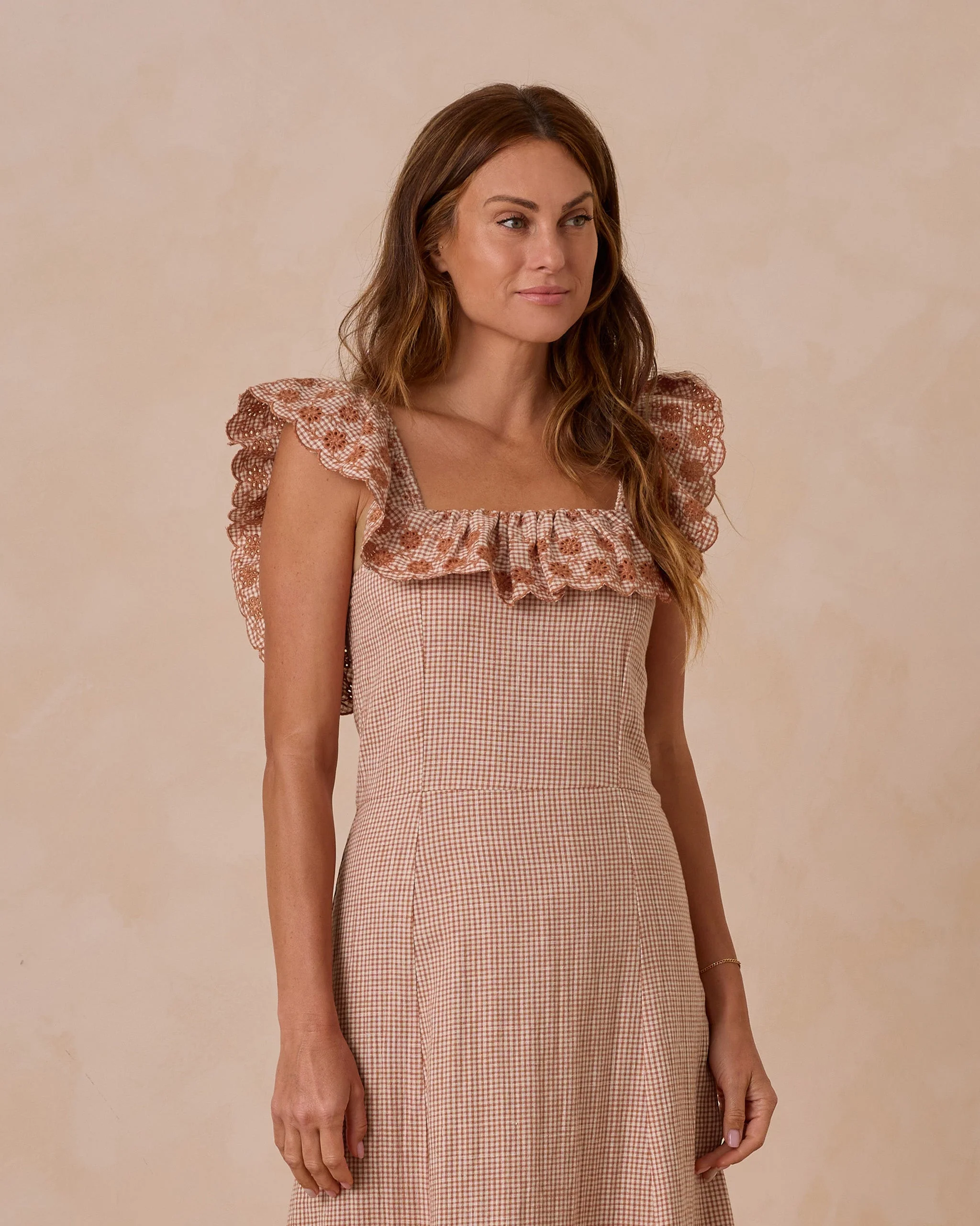 Bianca Dress | Poppy Gingham - Image 2