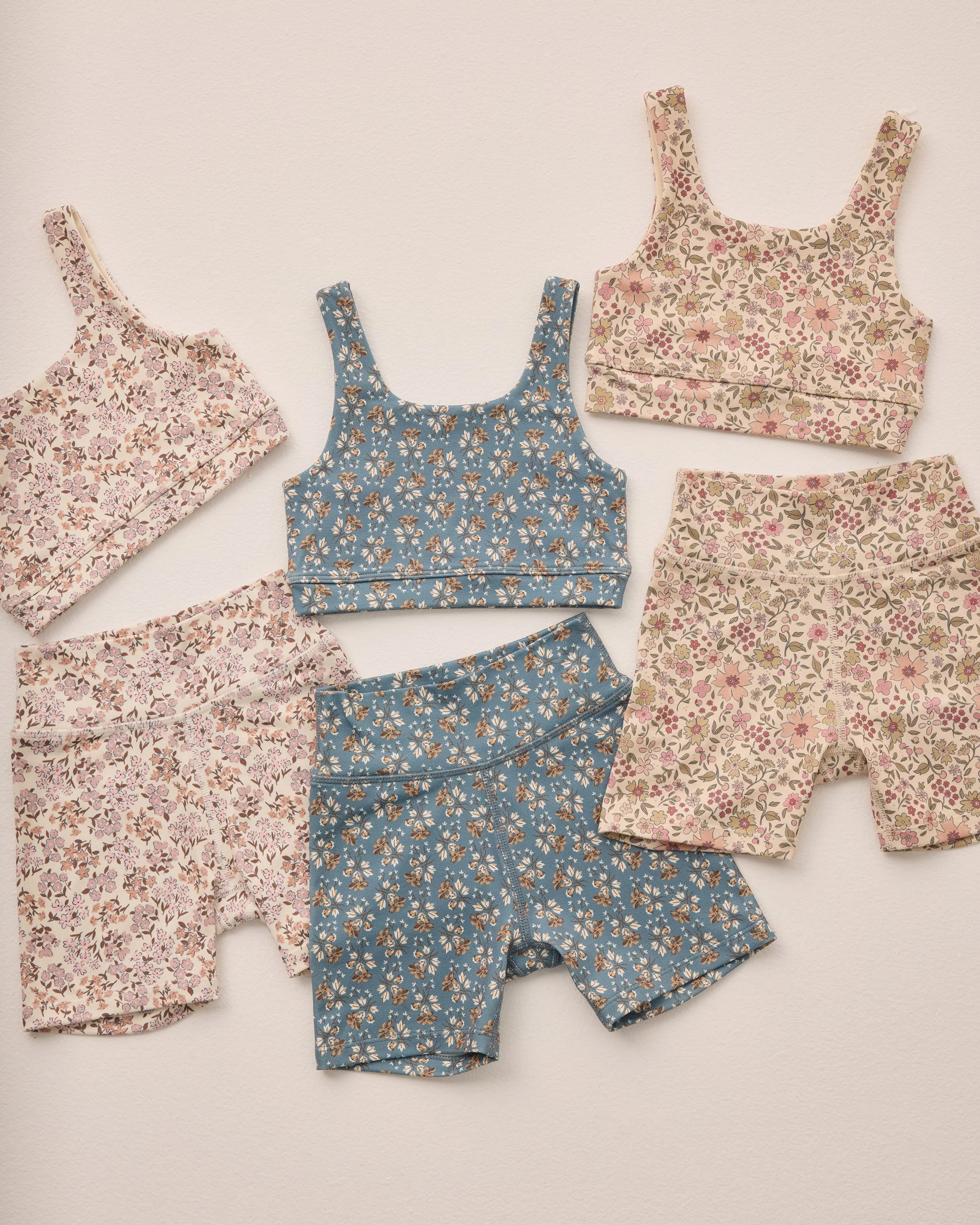 PP Bike Short - || -  Blue Floral - Image 5