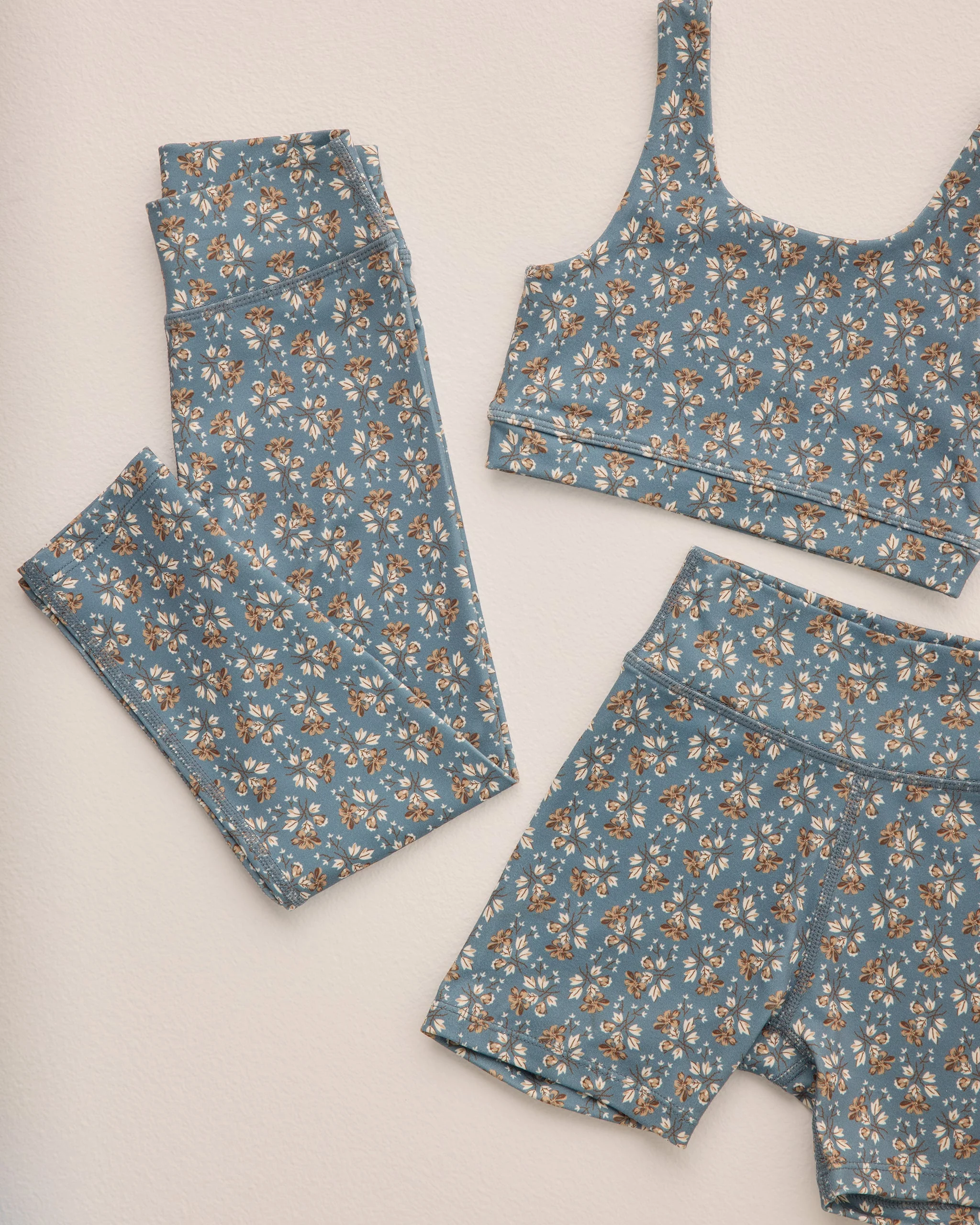 PP Bike Short - || -  Blue Floral - Image 6