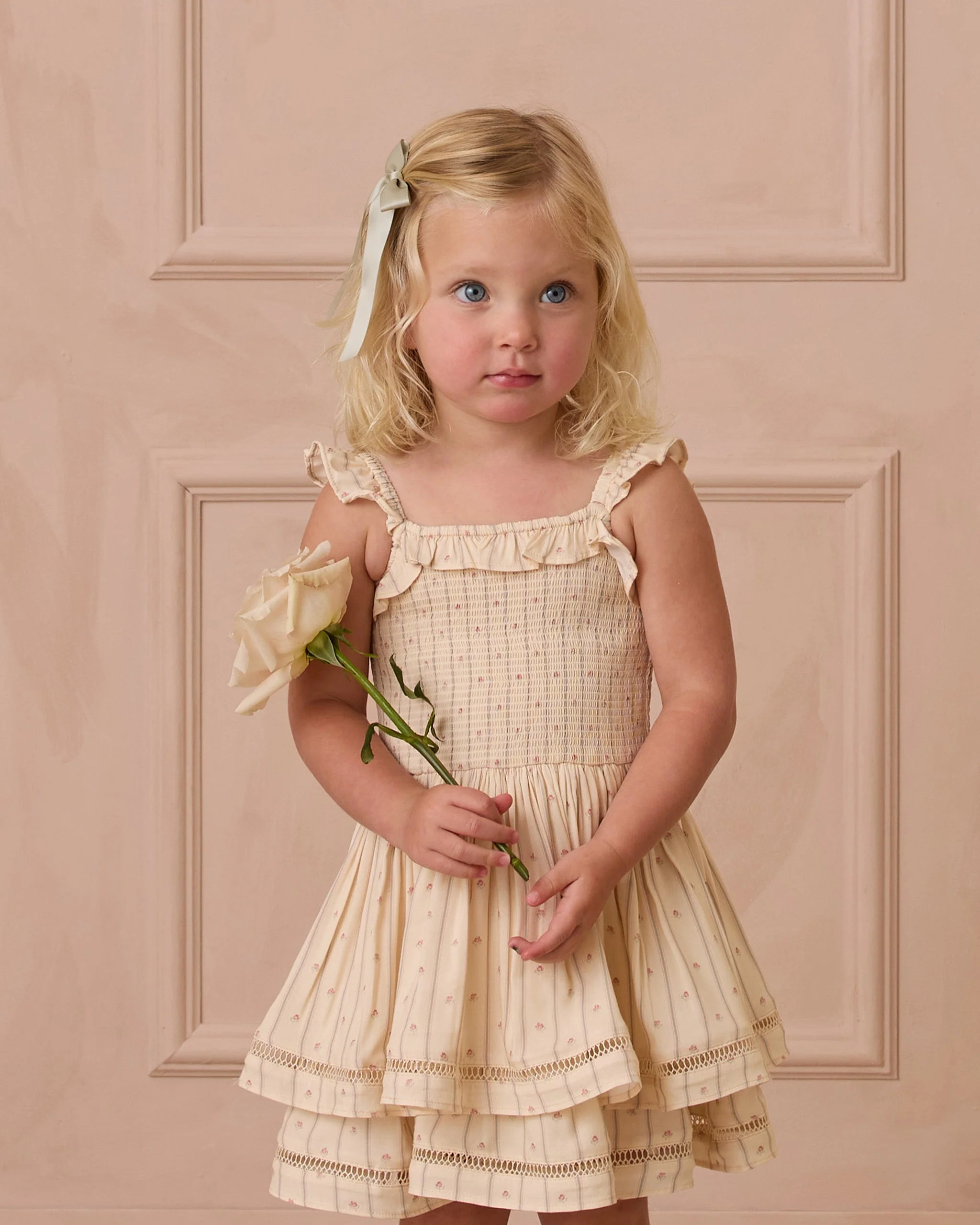 Birdie Dress | Victorian Stripe - Image 2