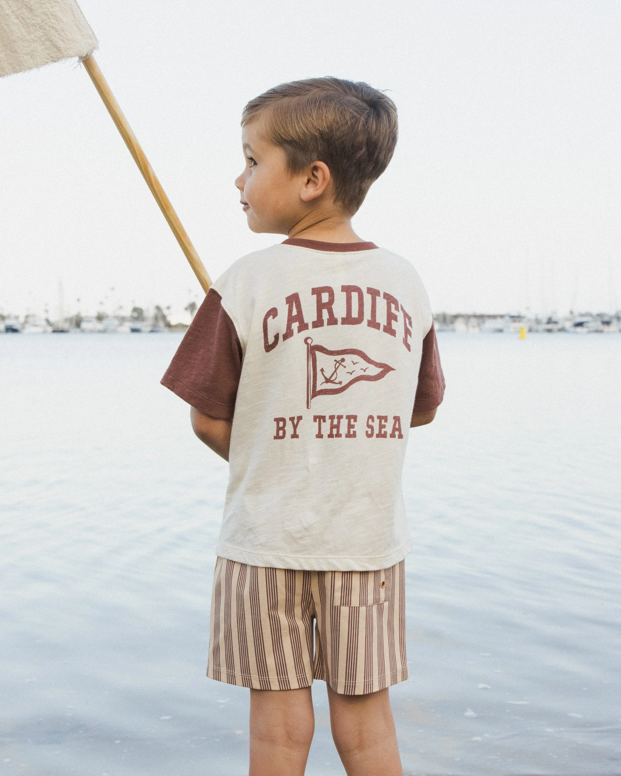 Boardshort Brown Butterscotch Stripe - Image 3