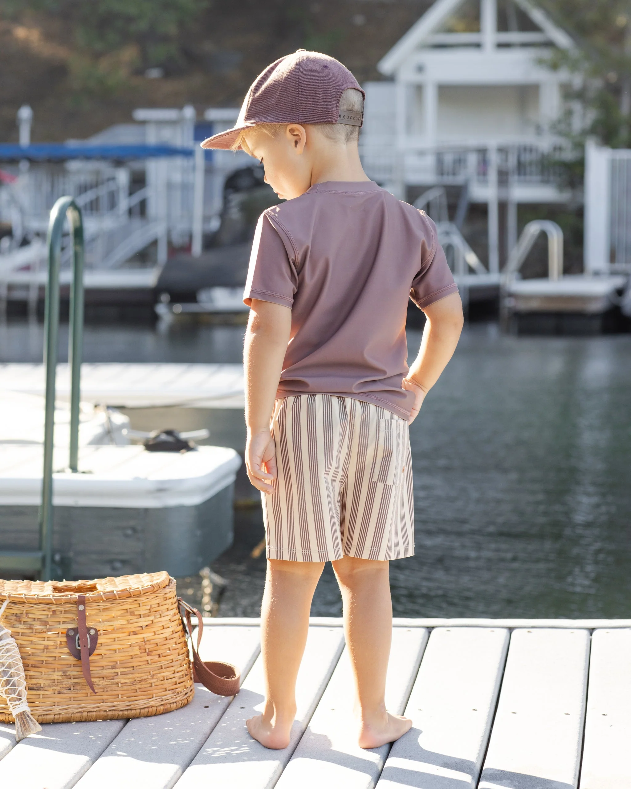 Boardshort Brown Butterscotch Stripe - Image 5