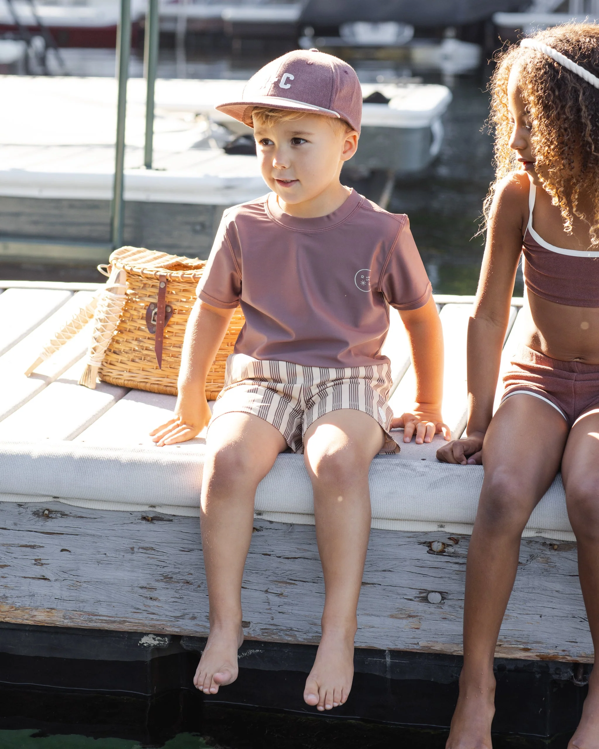 Boardshort Brown Butterscotch Stripe - Image 7