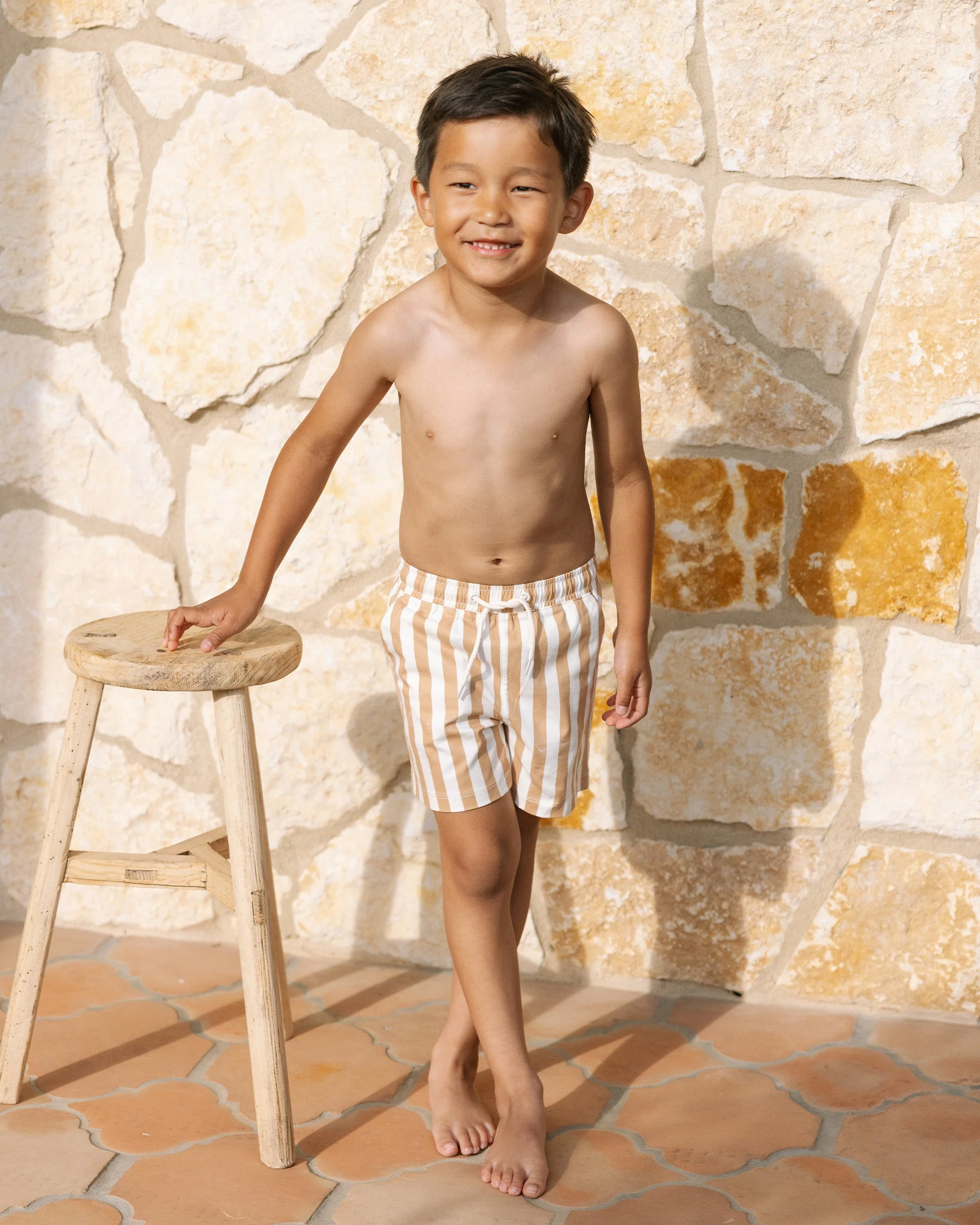 Boardshort || Marigold Stripe - Image 3