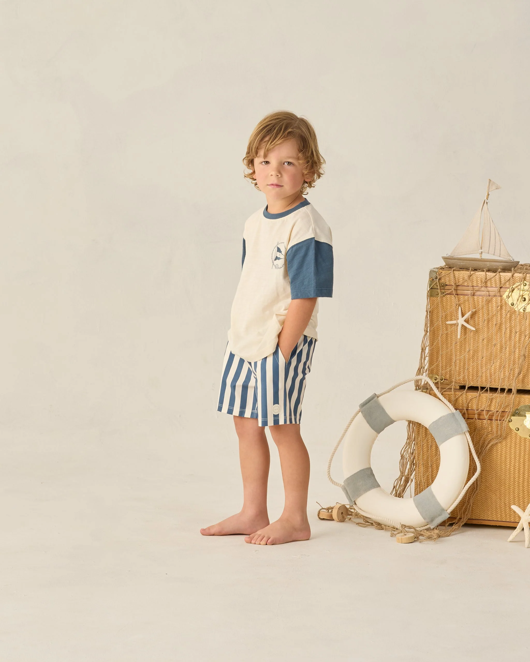 Boardshort Navy Stripe - Image 2