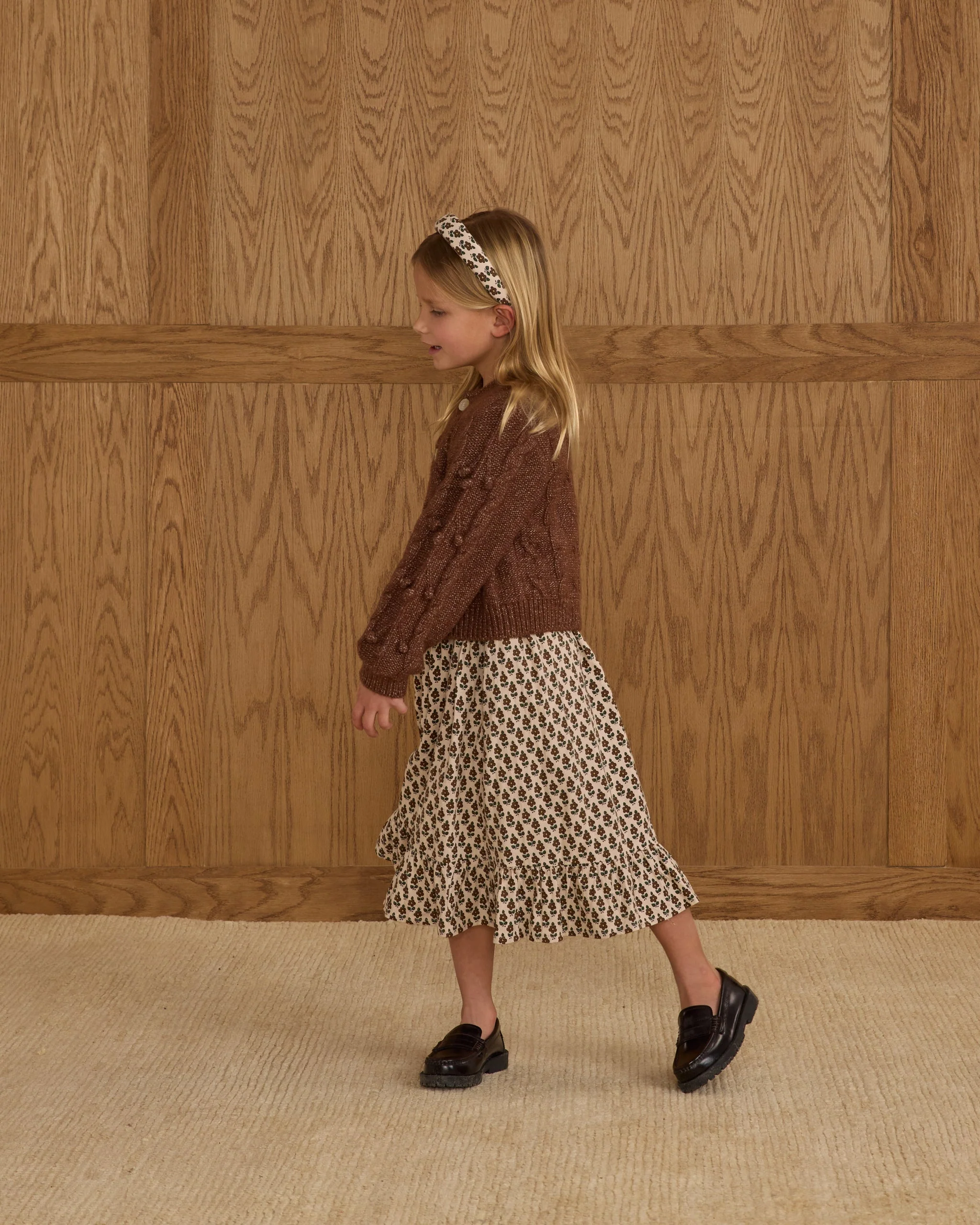 Bobble Cardigan || Brown - Image 5