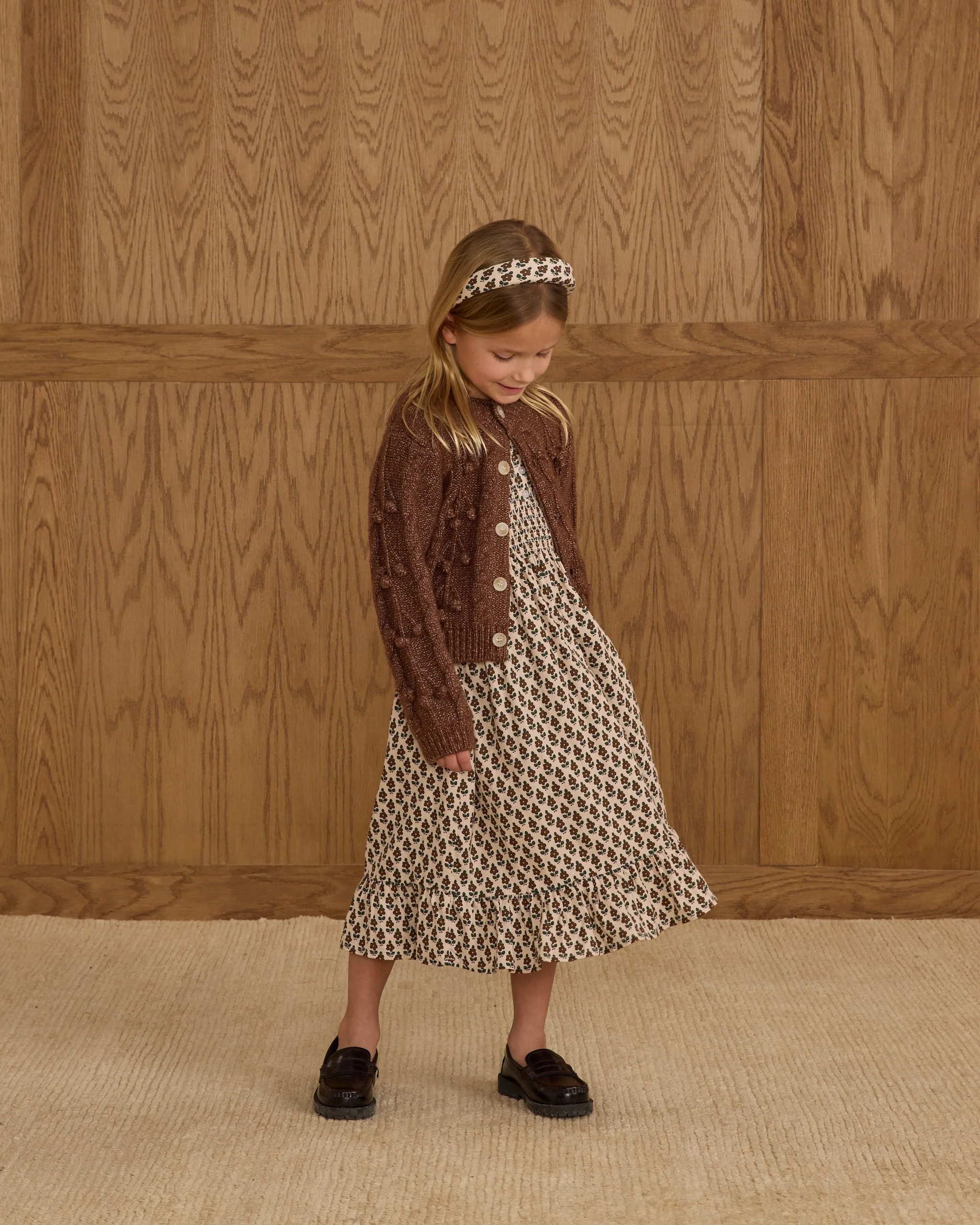 Bobble Cardigan || Brown - Image 7