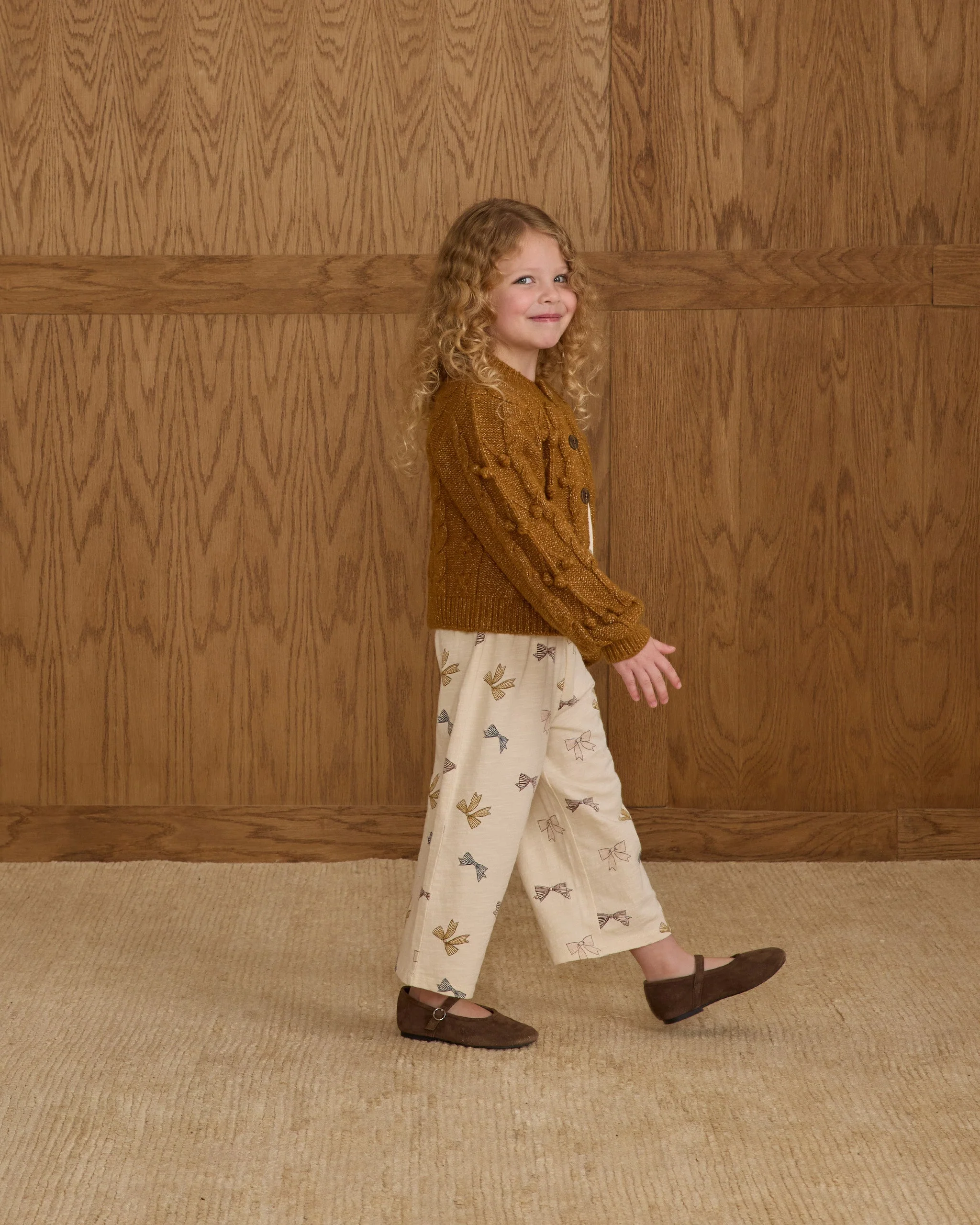 Bobble Cardigan || Golden - Image 3