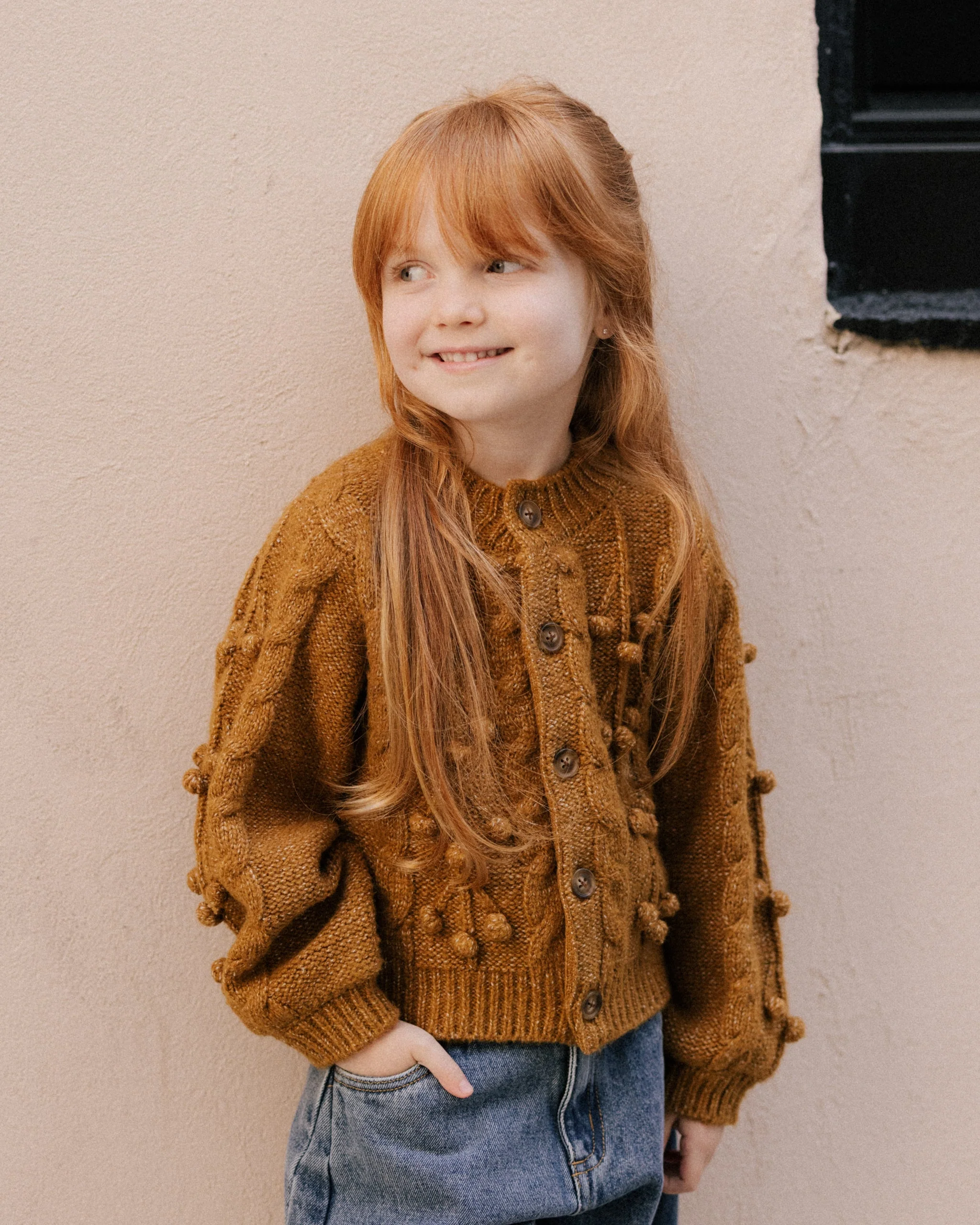 Bobble Cardigan || Golden - Image 5