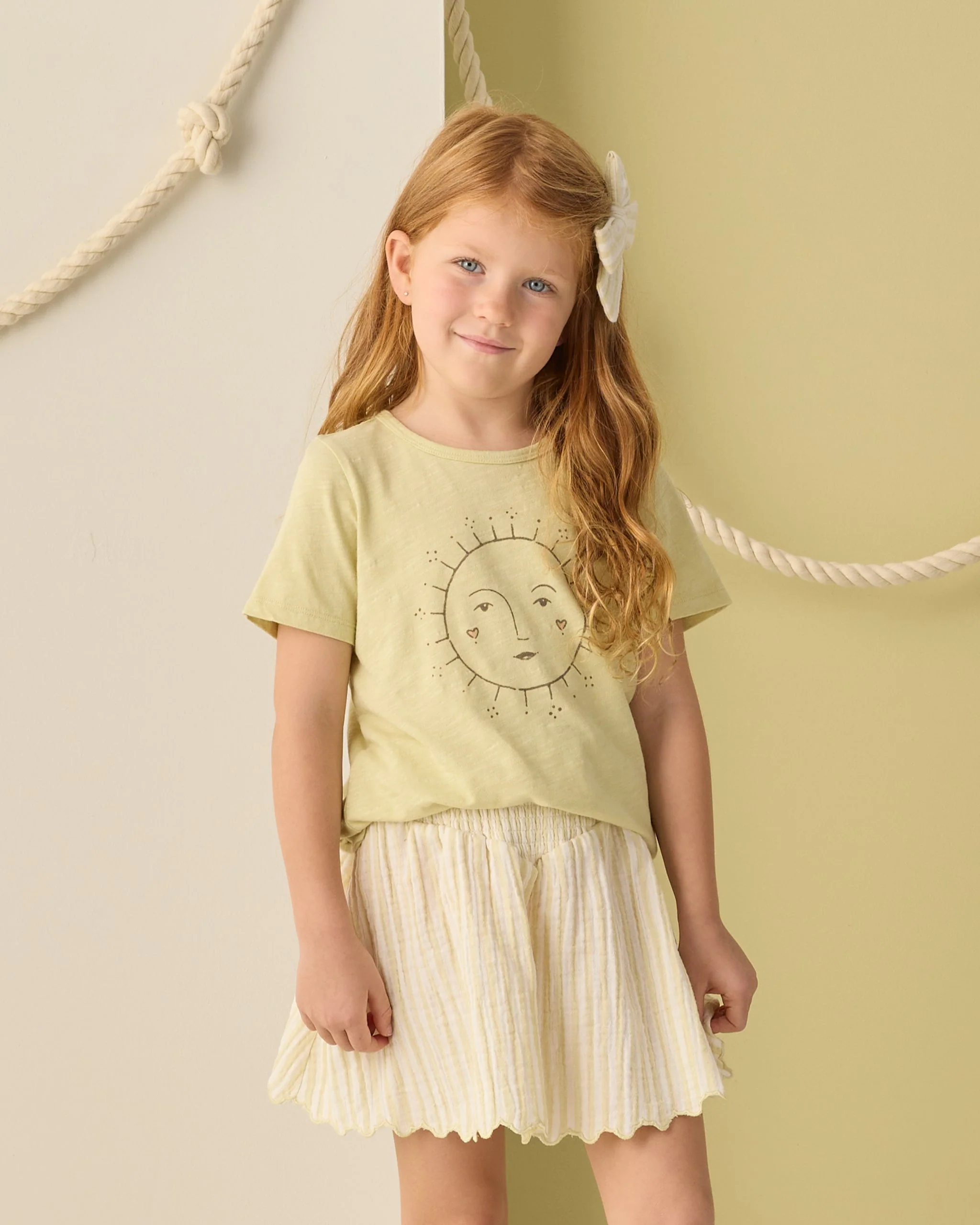 Bow Citron Ivory Stripe - Image 3