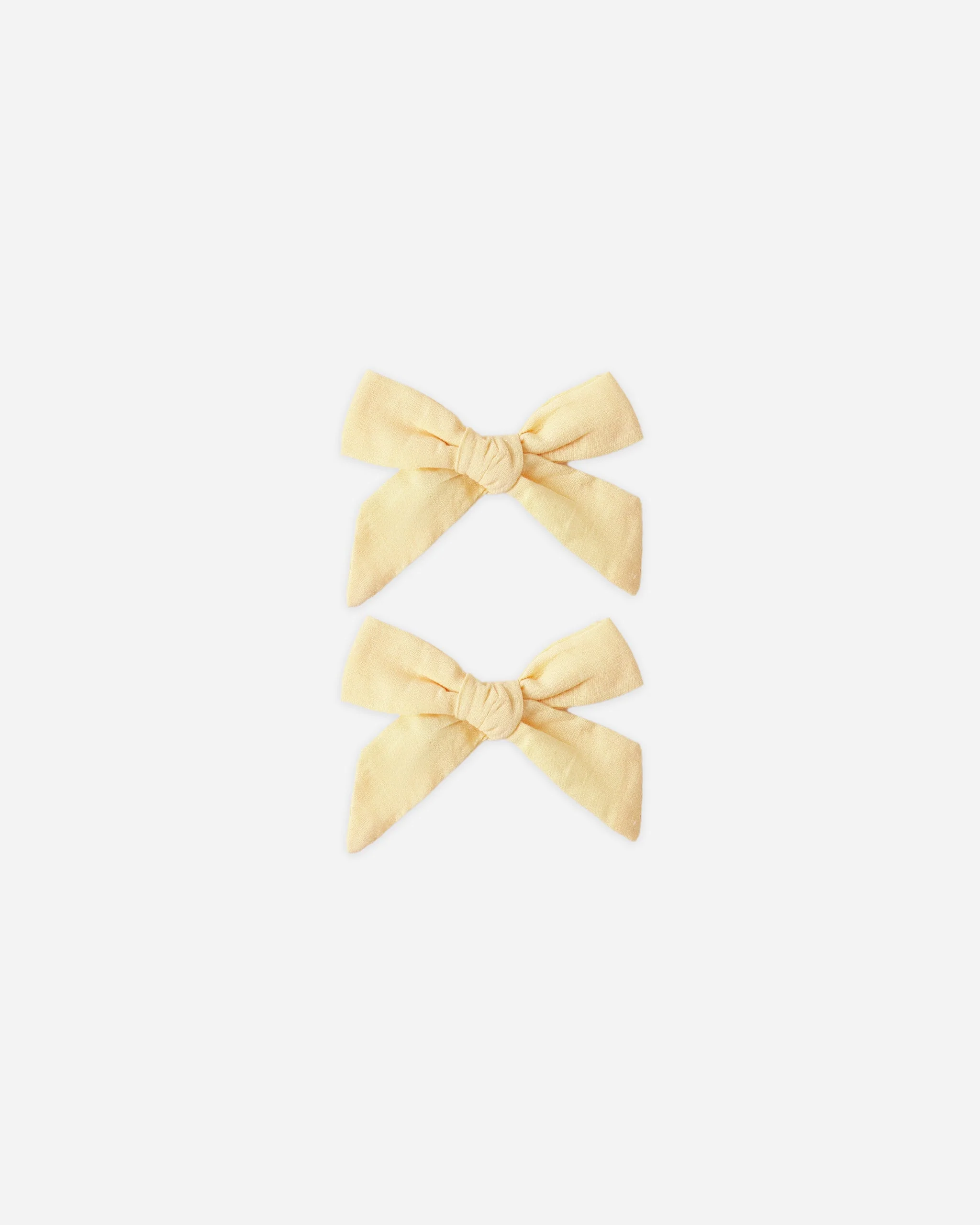Bows, Set Of 2 Lemon