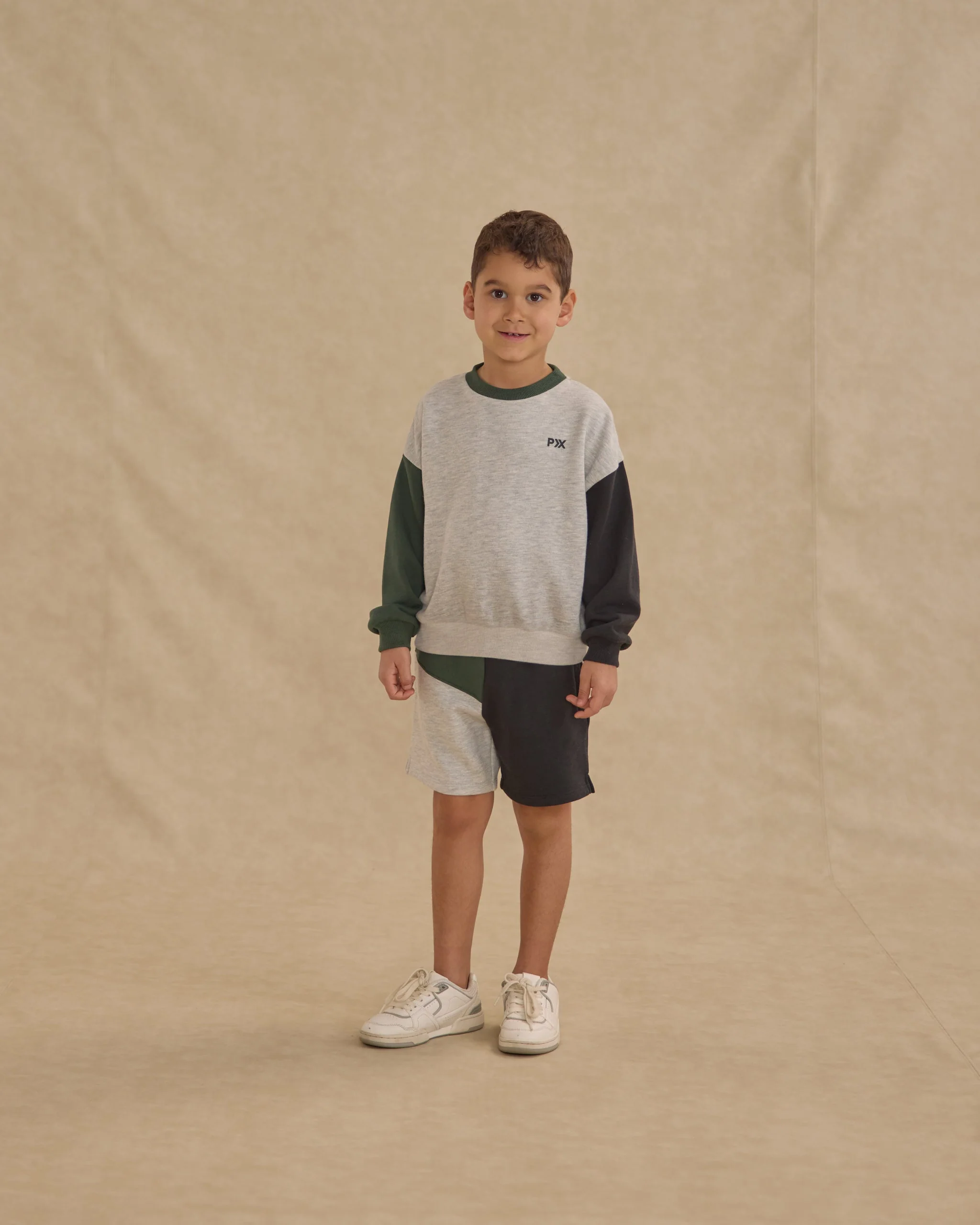 Boxing Short || Heathered  Ash - Image 2