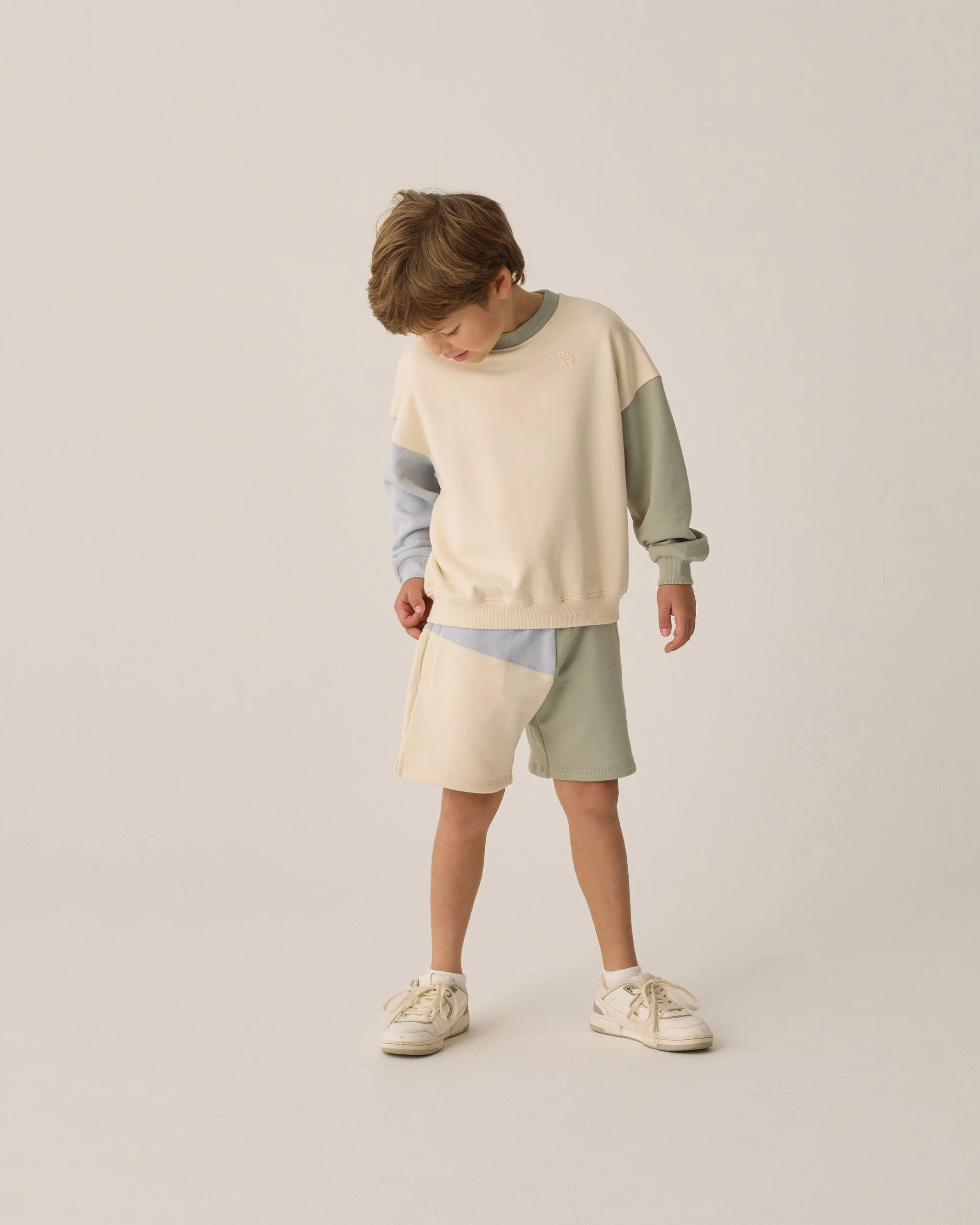 Boxing Short || Sage Color Block - Image 4