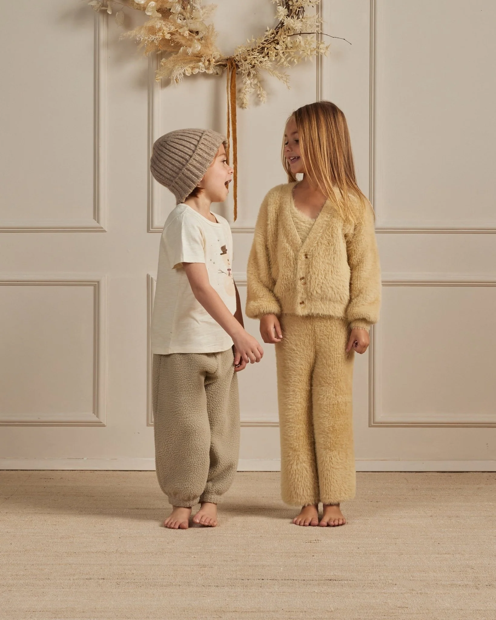 Boxy Crop Cardigan || Champagne - Image 5