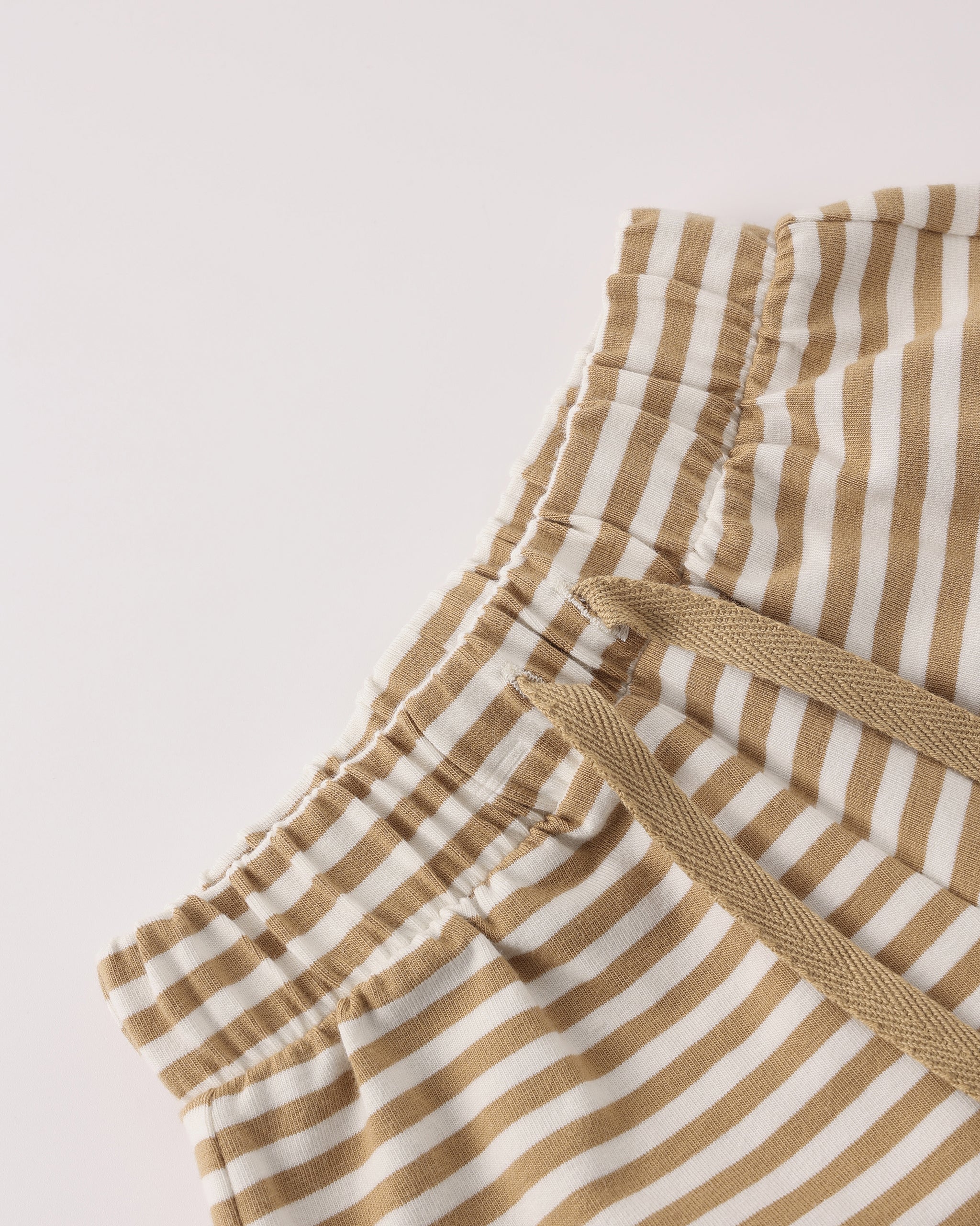 Boxy Pocket Tee + Short Set Honey Stripe - Image 8
