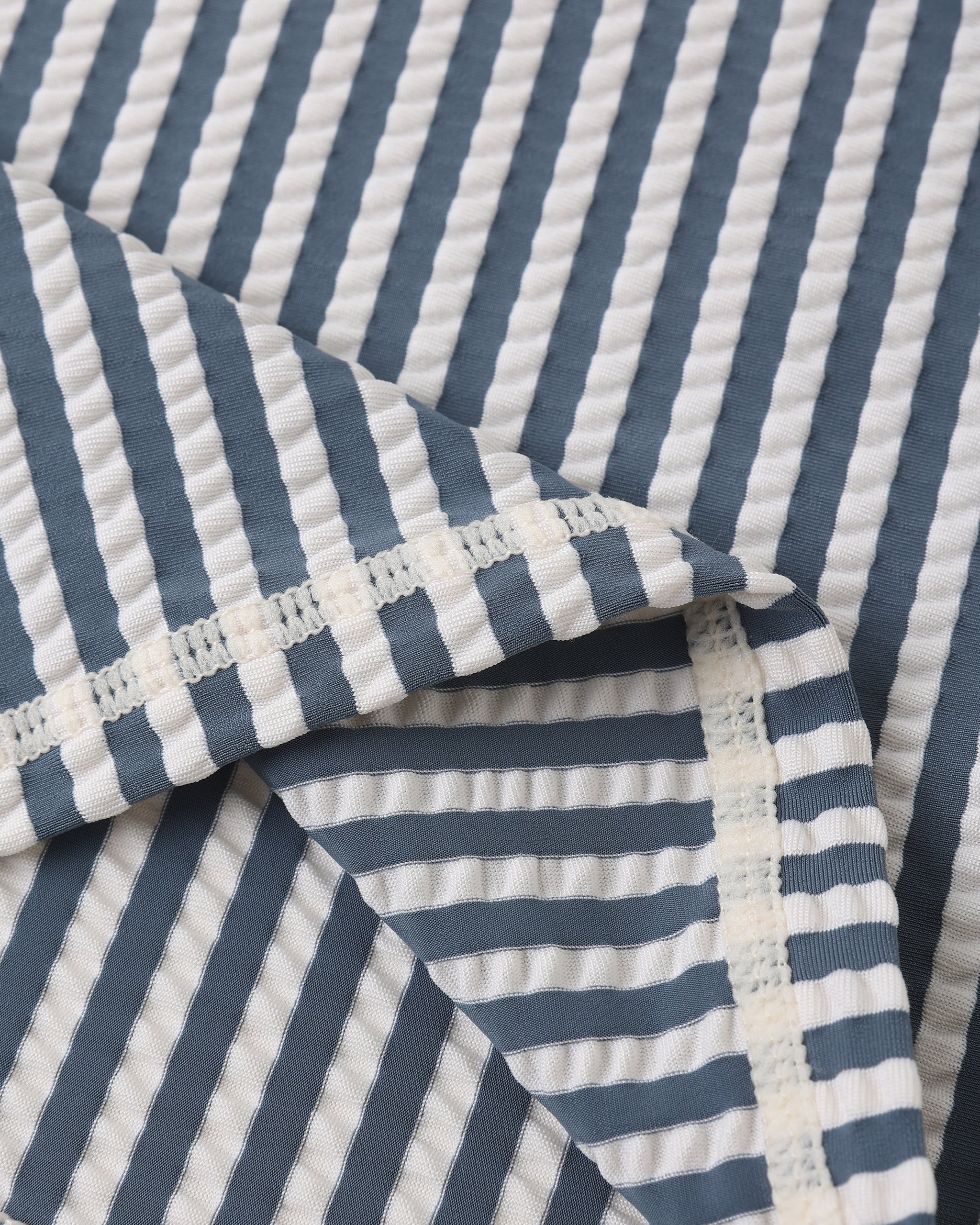 Boys Rashguard Set Navy Stripe - Image 8